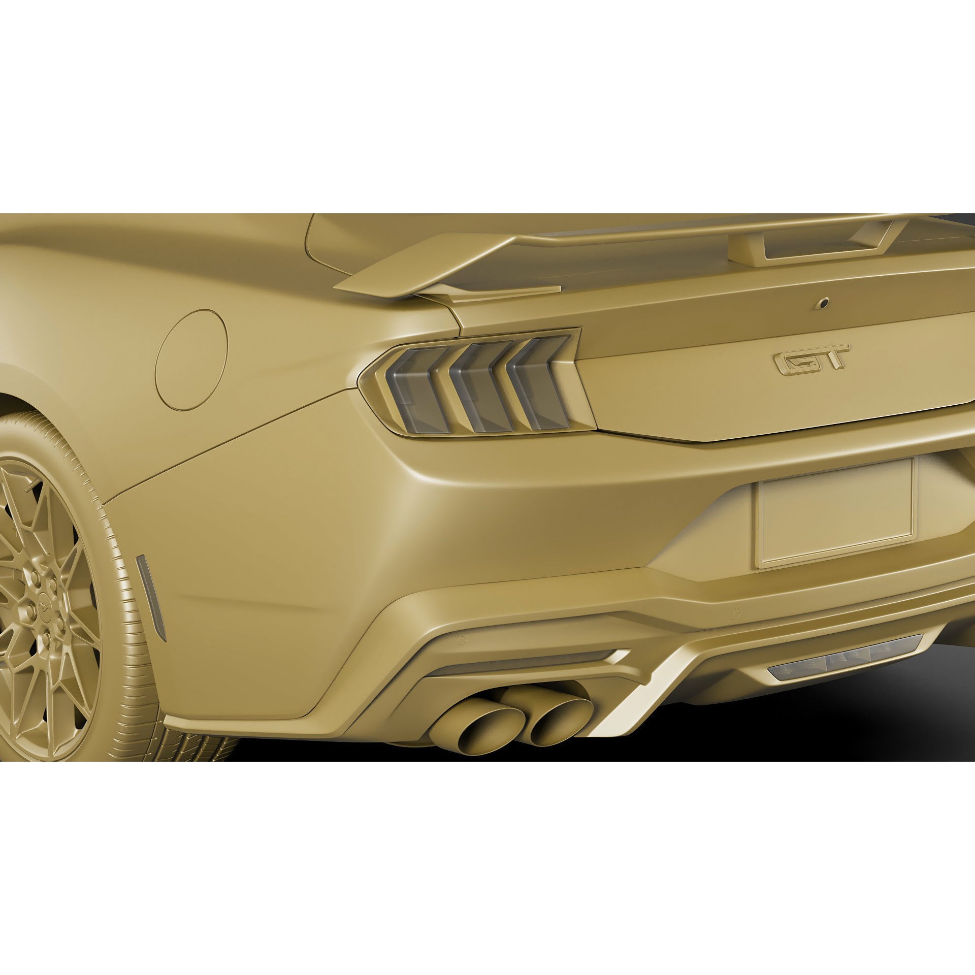 Mustang GT 2024 - Game-Ready 3D Model - View 31