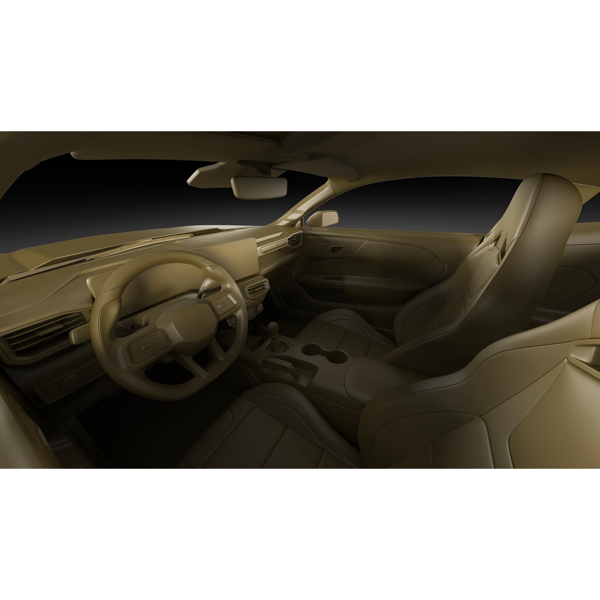 Mustang GT 2024 - Game-Ready 3D Model - View 32