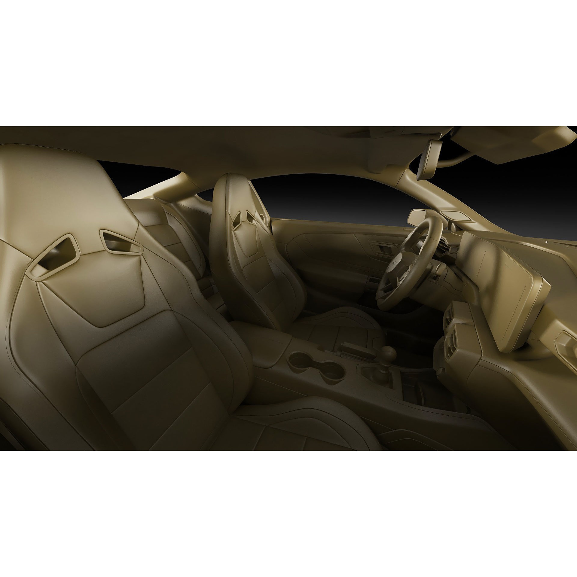 Mustang GT 2024 - Game-Ready 3D Model - View 33