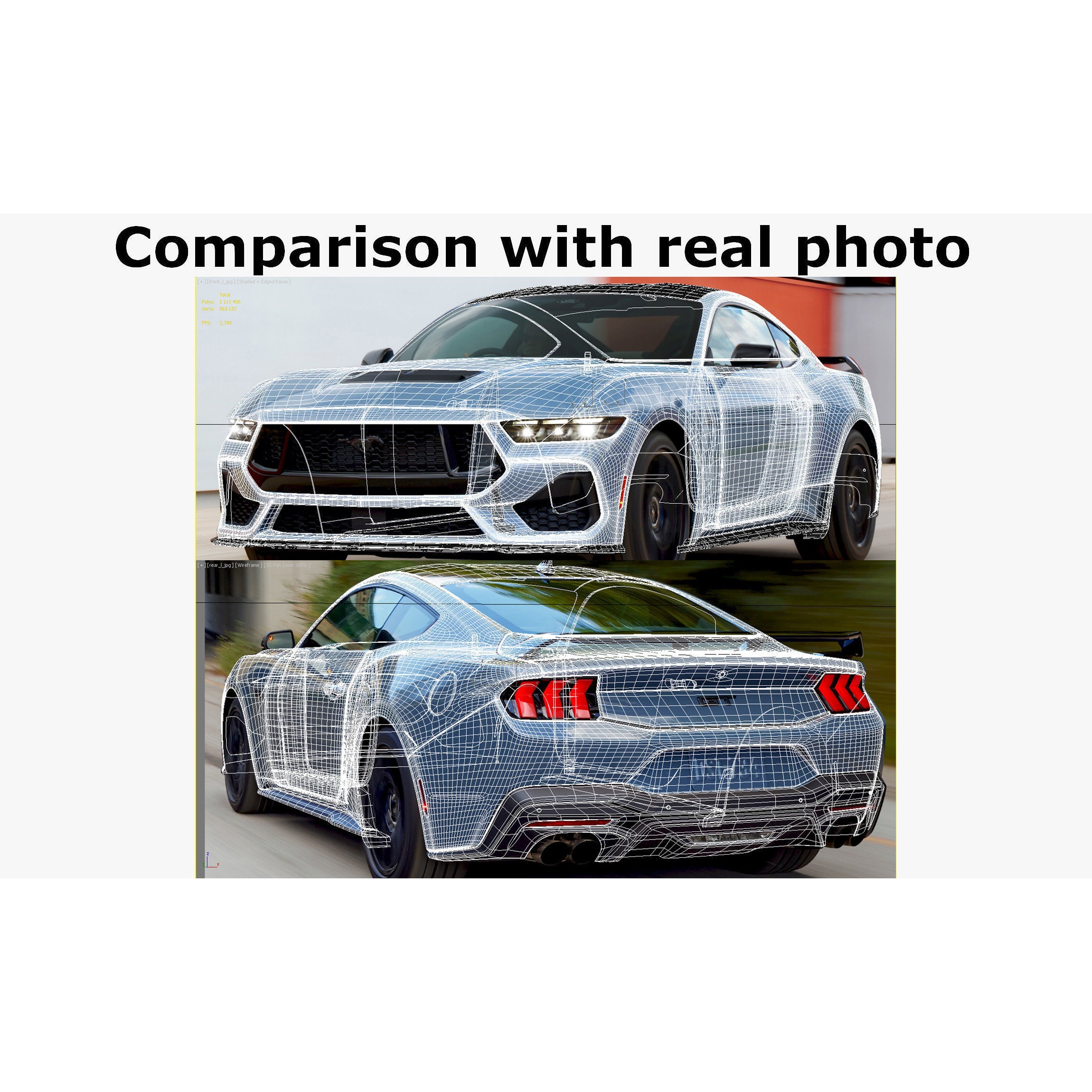 Mustang GT 2024 - Game-Ready 3D Model - View 37