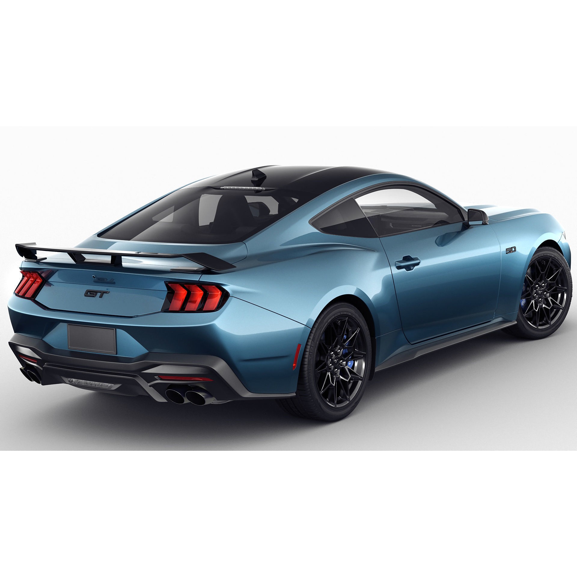Mustang GT 2024 - Game-Ready 3D Model - View 5