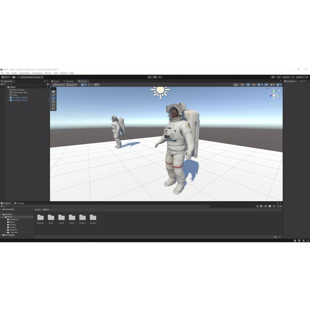 Astronaut 3D Model – Low Poly Game Ready Character for Unity & Unreal