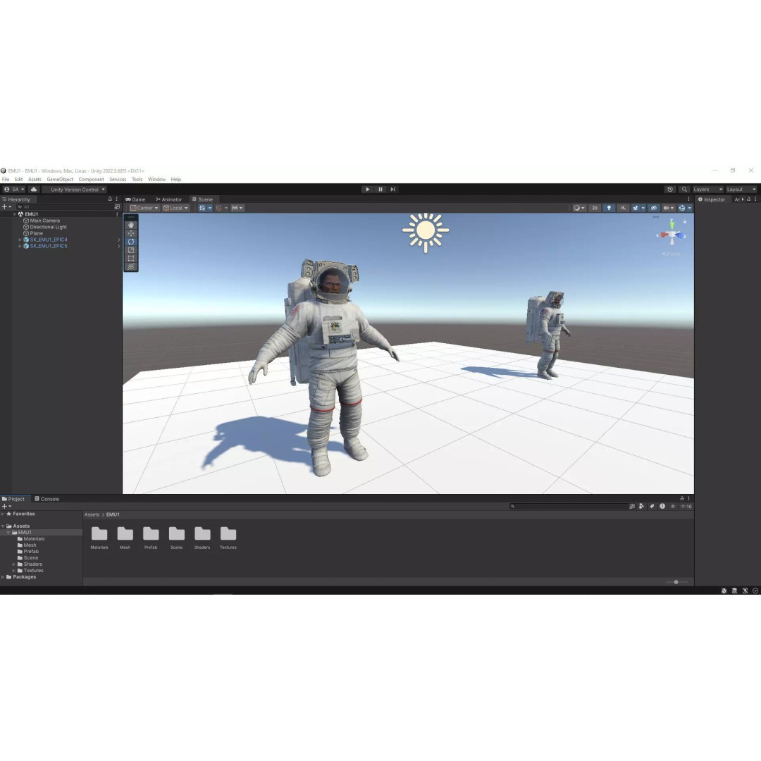 Astronaut 3D Model – Low Poly Game Ready Character for Unity & Unreal - View 8