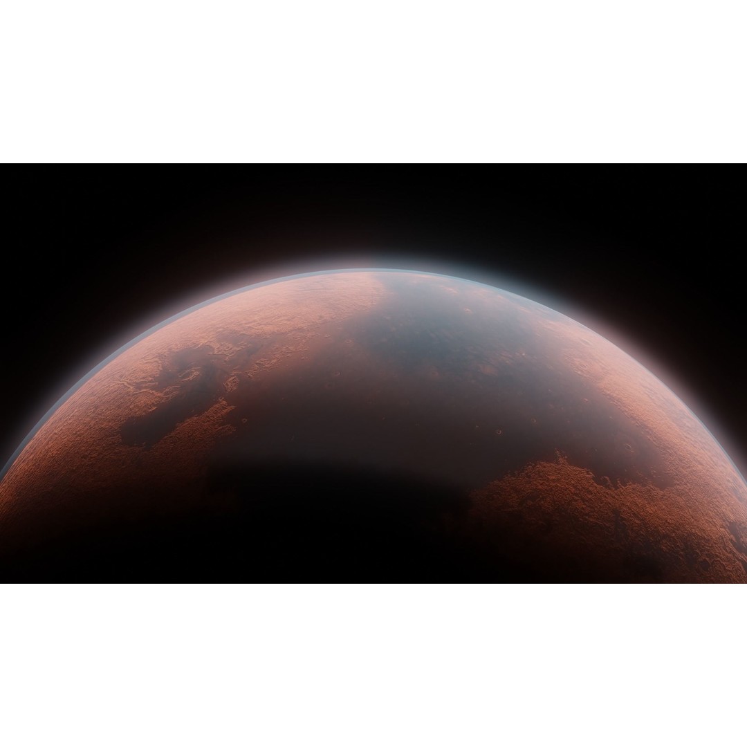 Mars 3D Model – Low Poly Space Asset, FBX, Rigged