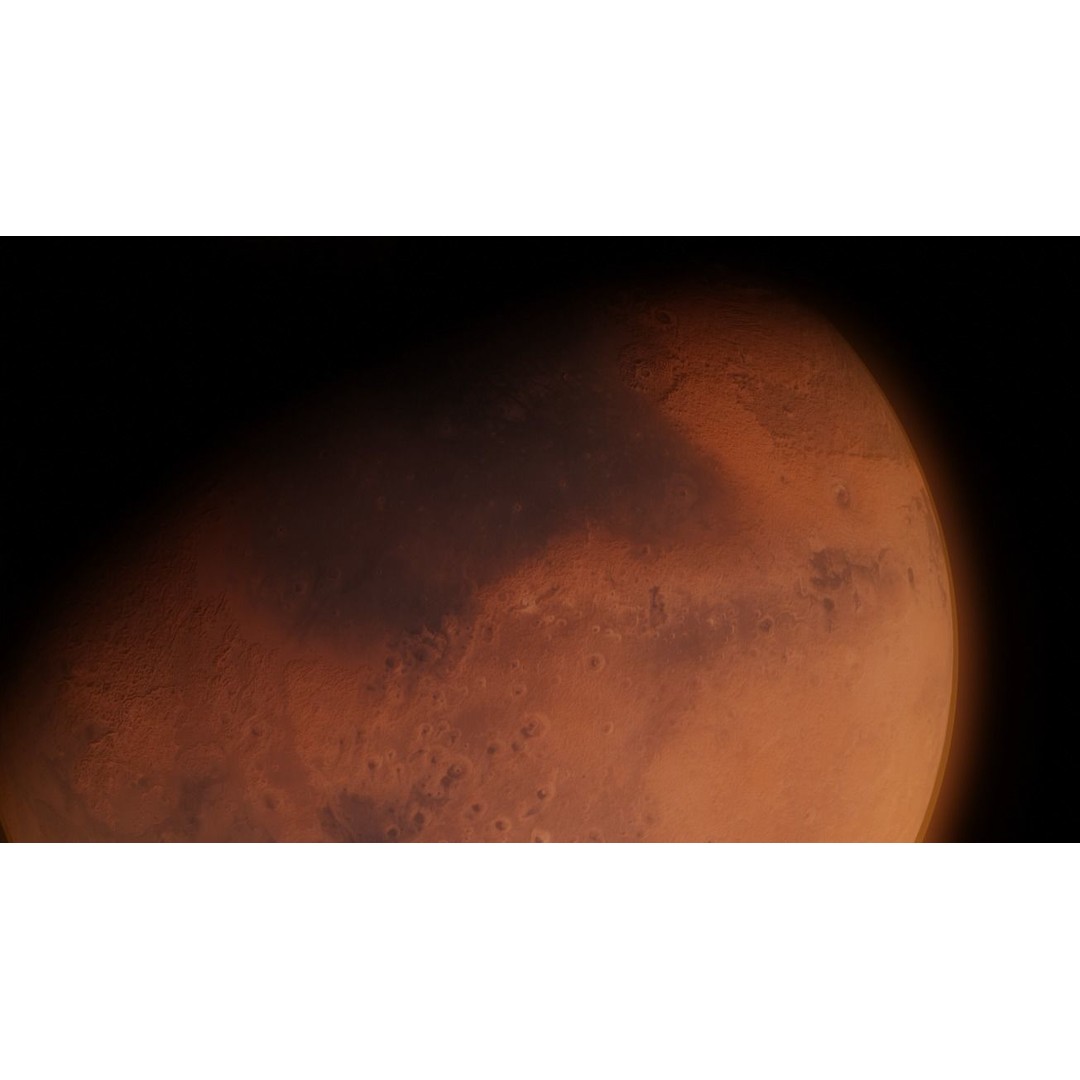 Mars 3D Model – Low Poly Space Asset, FBX, Rigged - View 18