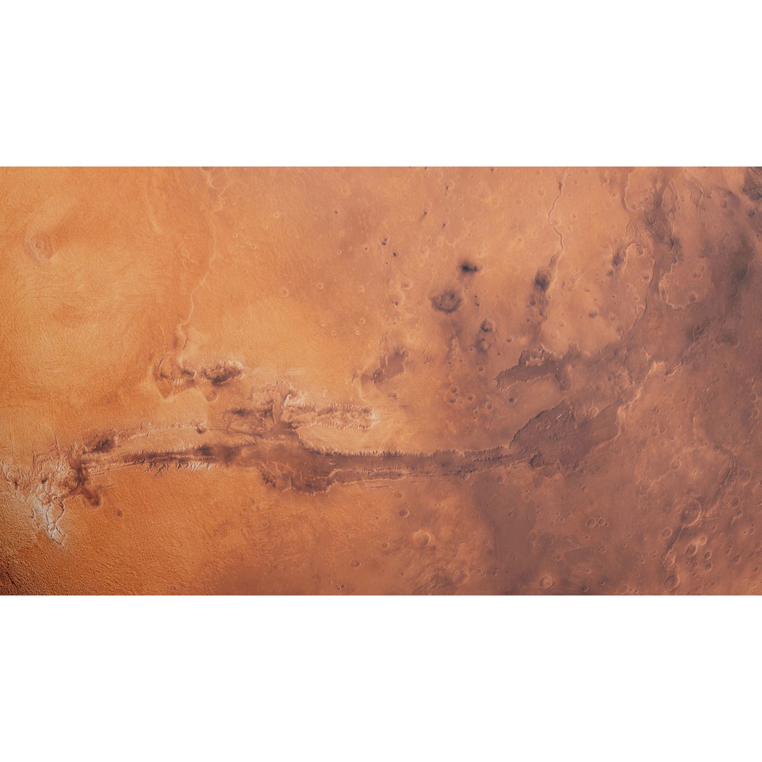 Mars 3D Model – Low Poly Space Asset, FBX, Rigged - View 6