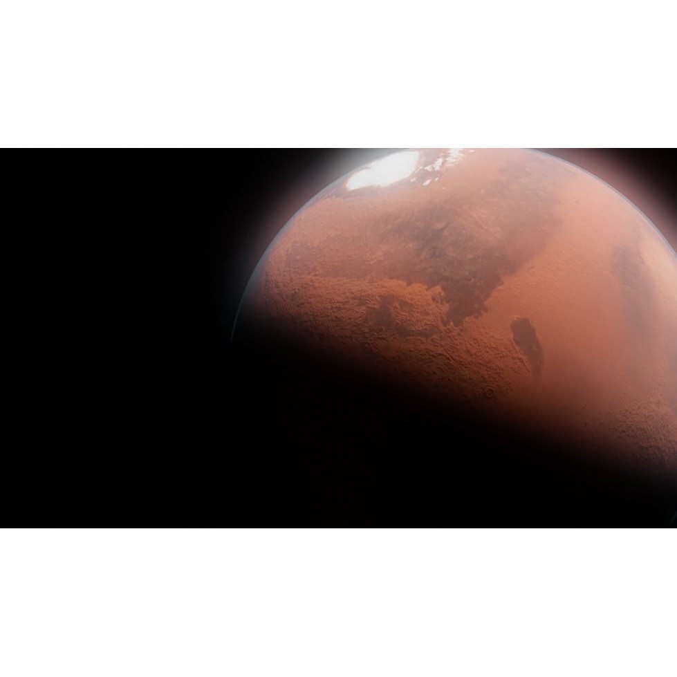 Mars 3D Model – Low Poly Space Asset, FBX, Rigged - View 9