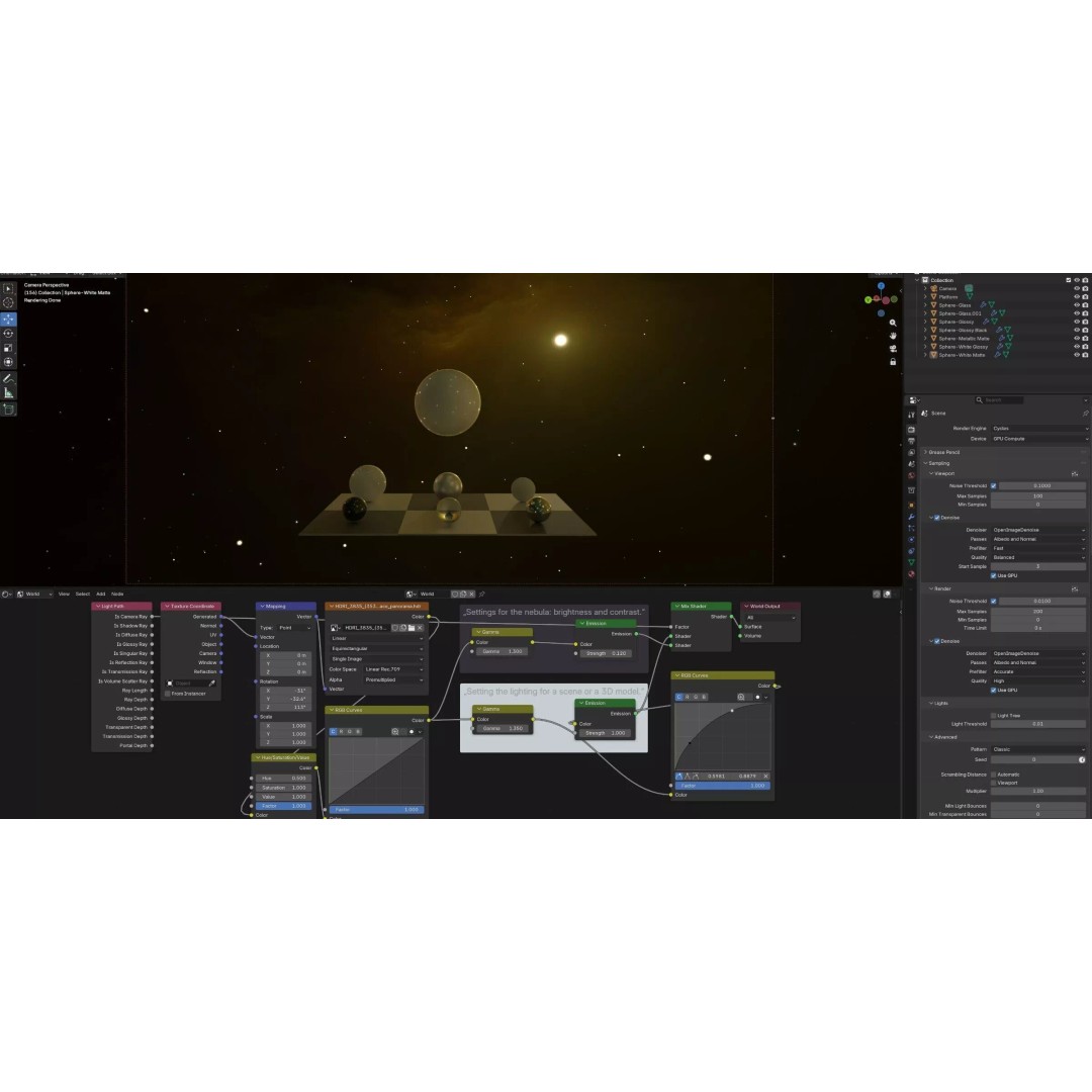360 Degree 16K HDRI Space Background 3D Model – Equirectangular Environment Map - View 27