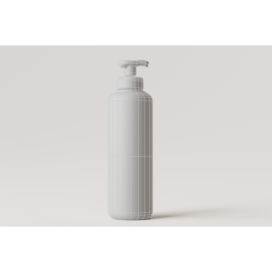 Cosmetic Bottles 3D Model – Low Poly Realistic Design, FBX & OBJ - View 15