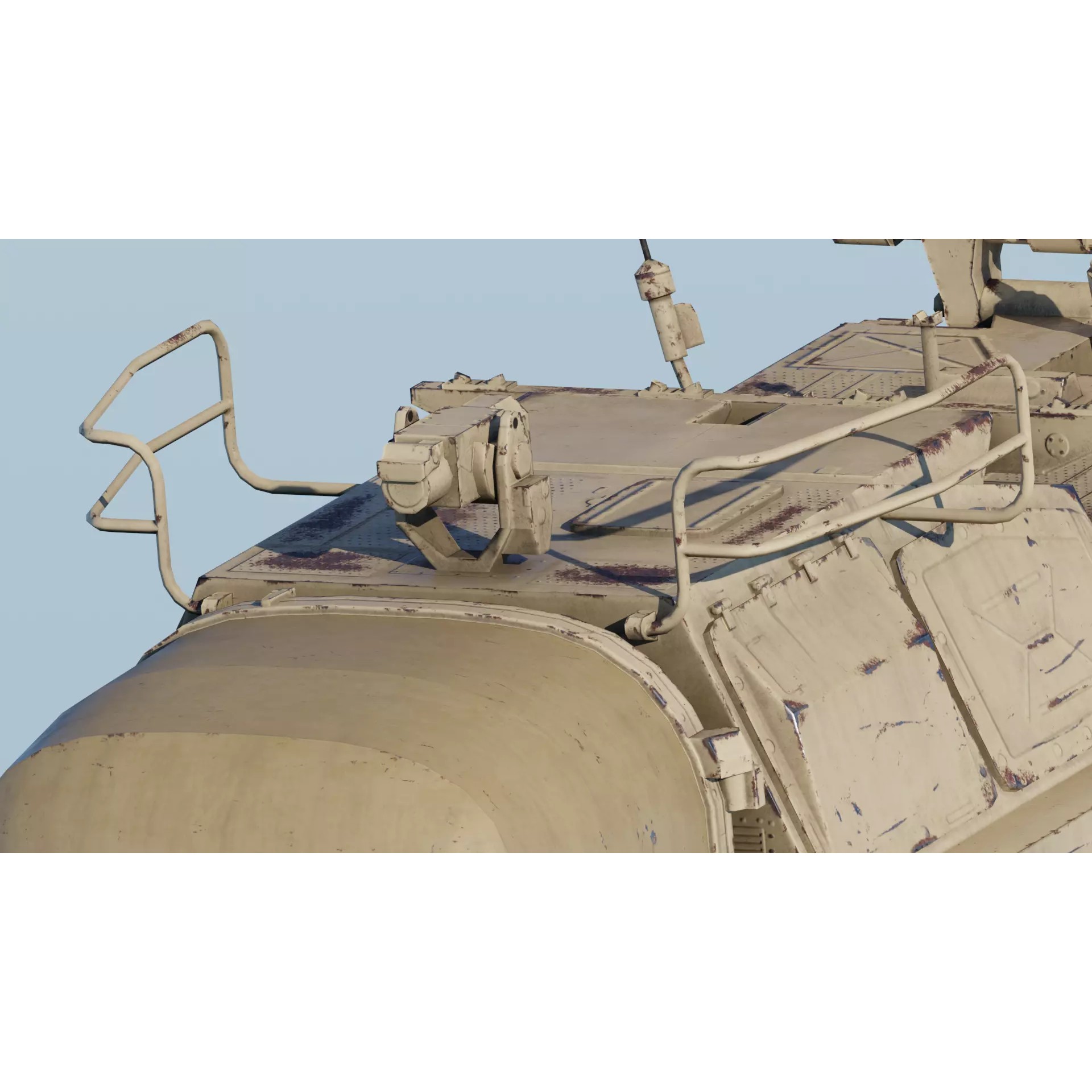 9K37 Buk-M1-2 - Low-Poly Game-Ready 3D Model