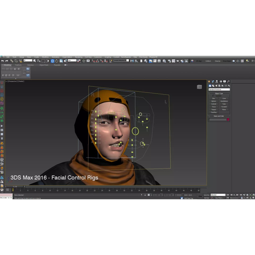 Space Marshal 3D Model – Low Poly Rigged Character, FBX, PBR - View 10