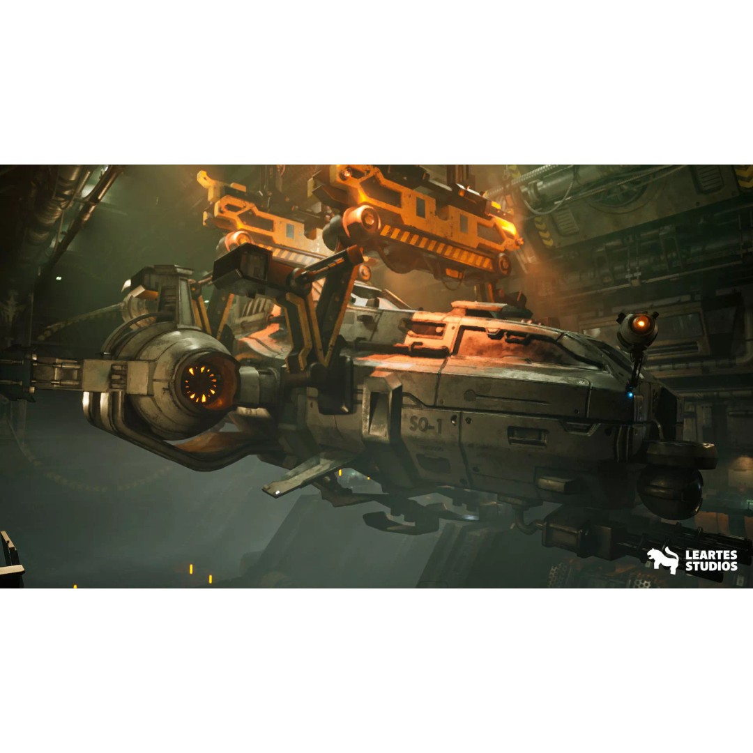 Sci-Fi Spaceship Hangar 3D Model – Low Poly Game Asset, FBX/OBJ - View 12