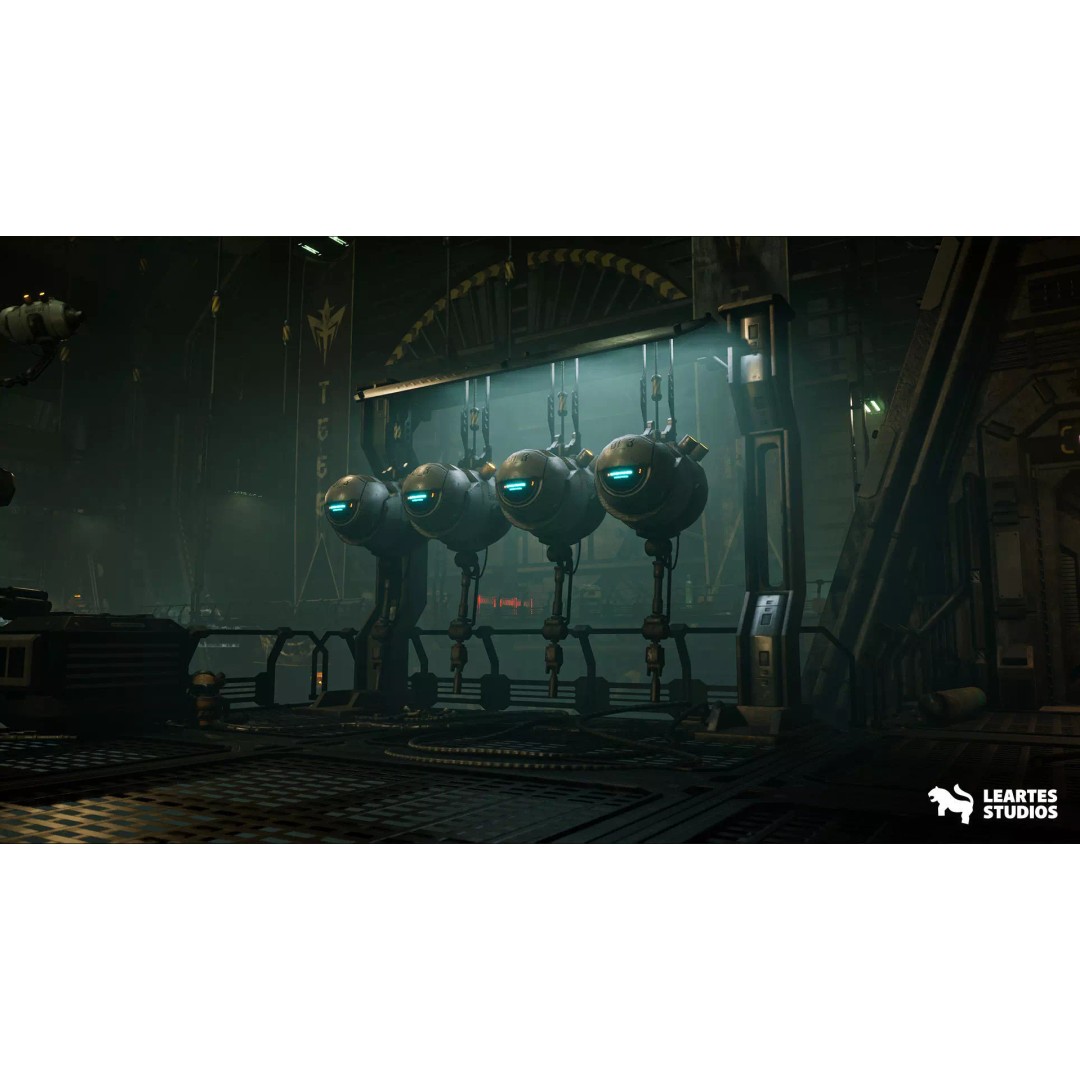 Sci-Fi Spaceship Hangar 3D Model – Low Poly Game Asset, FBX/OBJ - View 22