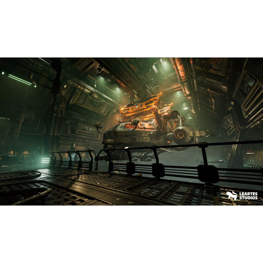 Sci-Fi Spaceship Hangar 3D Model – Low Poly Game Asset, FBX/OBJ - View 24