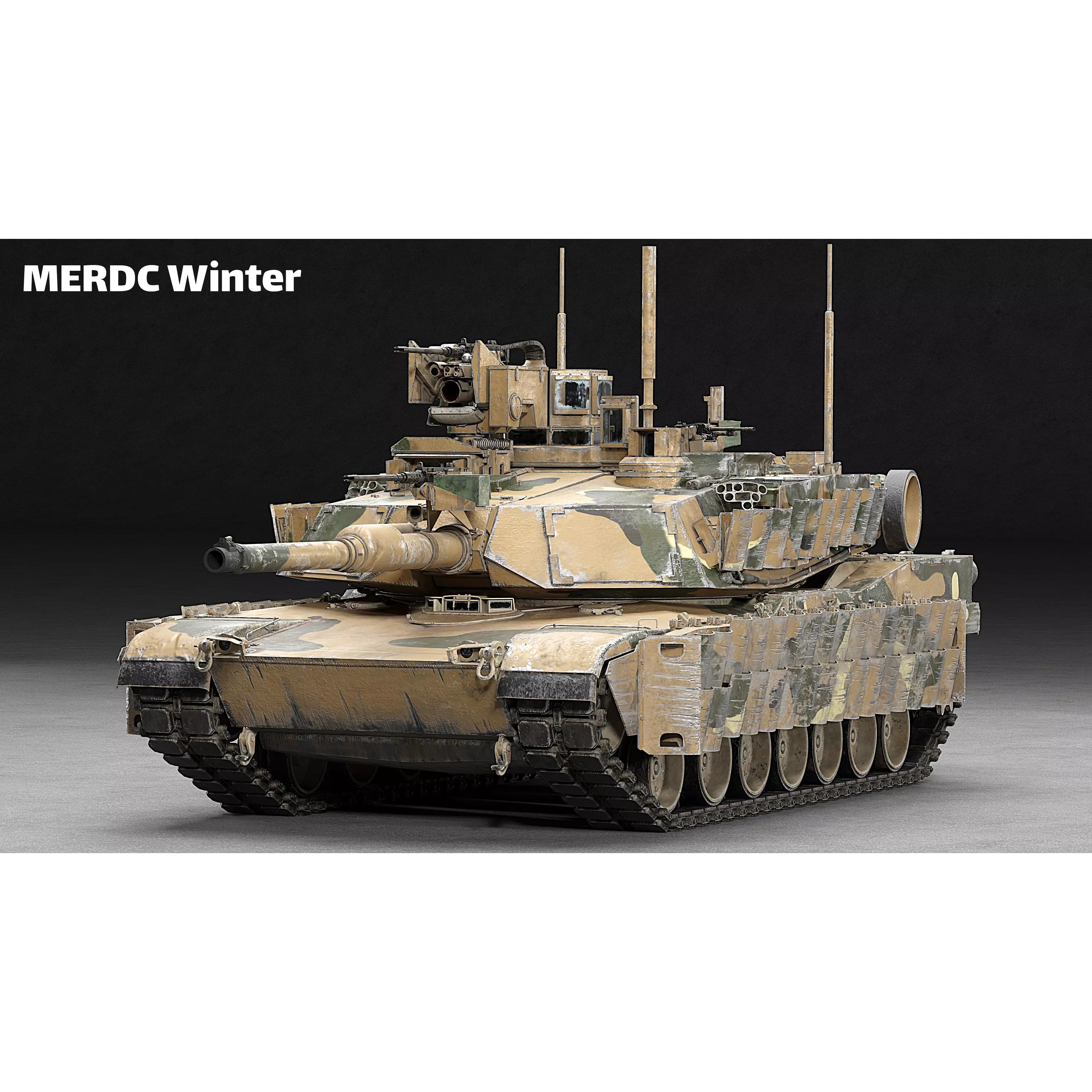 M1A2 SEP v2 Abrams - Game-Ready 3D Model - View 13