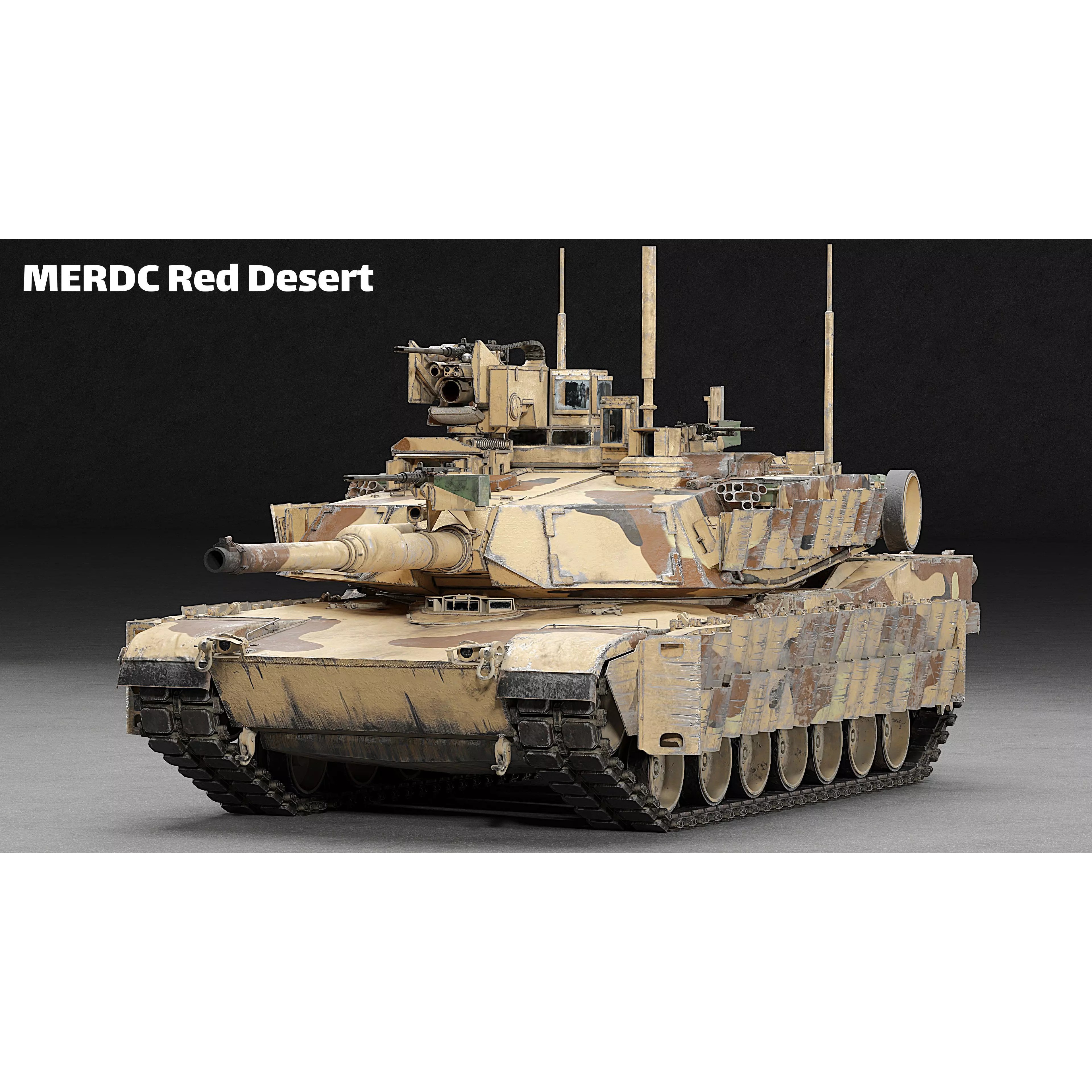 M1A2 SEP v2 Abrams - Game-Ready 3D Model - View 16