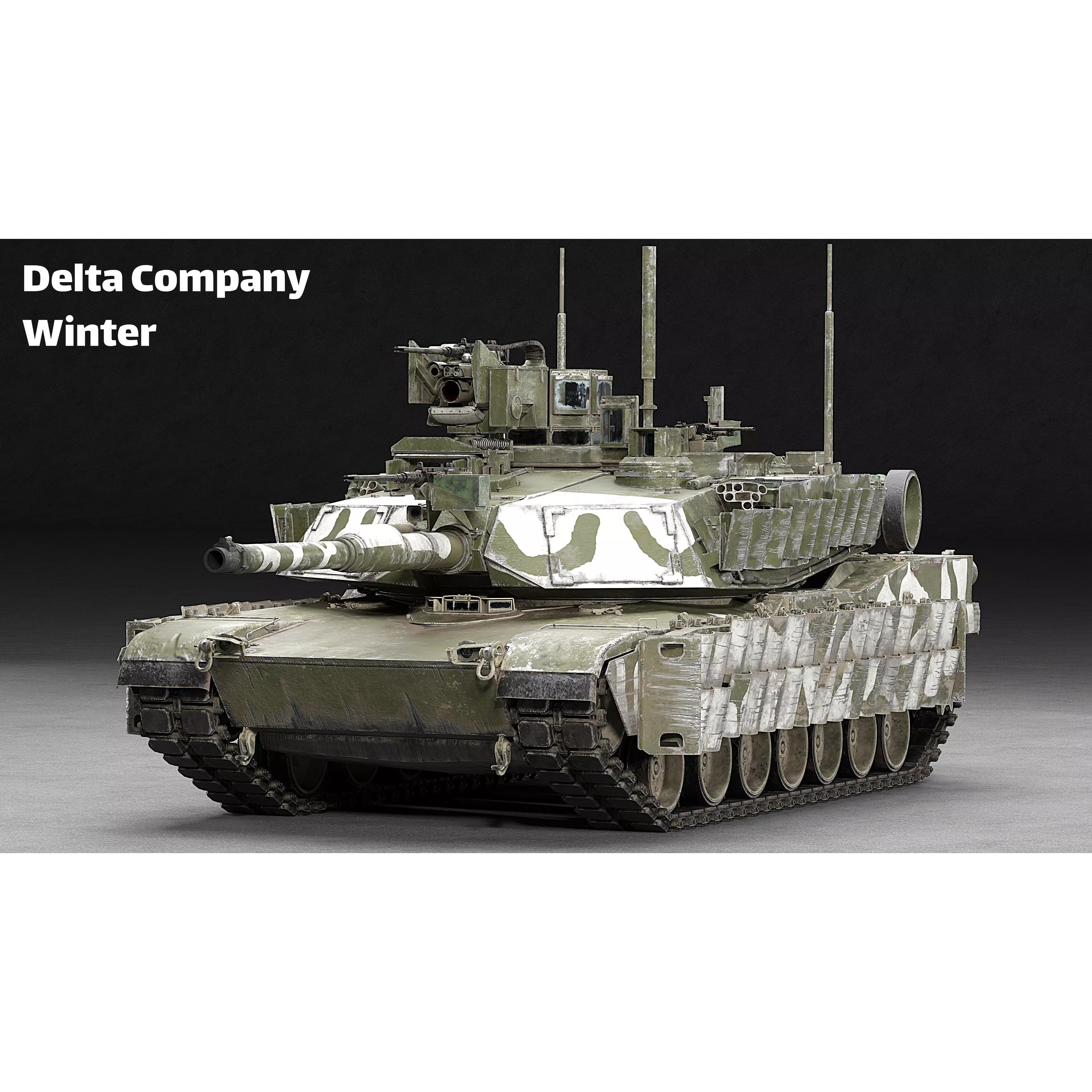 M1A2 SEP v2 Abrams - Game-Ready 3D Model - View 19