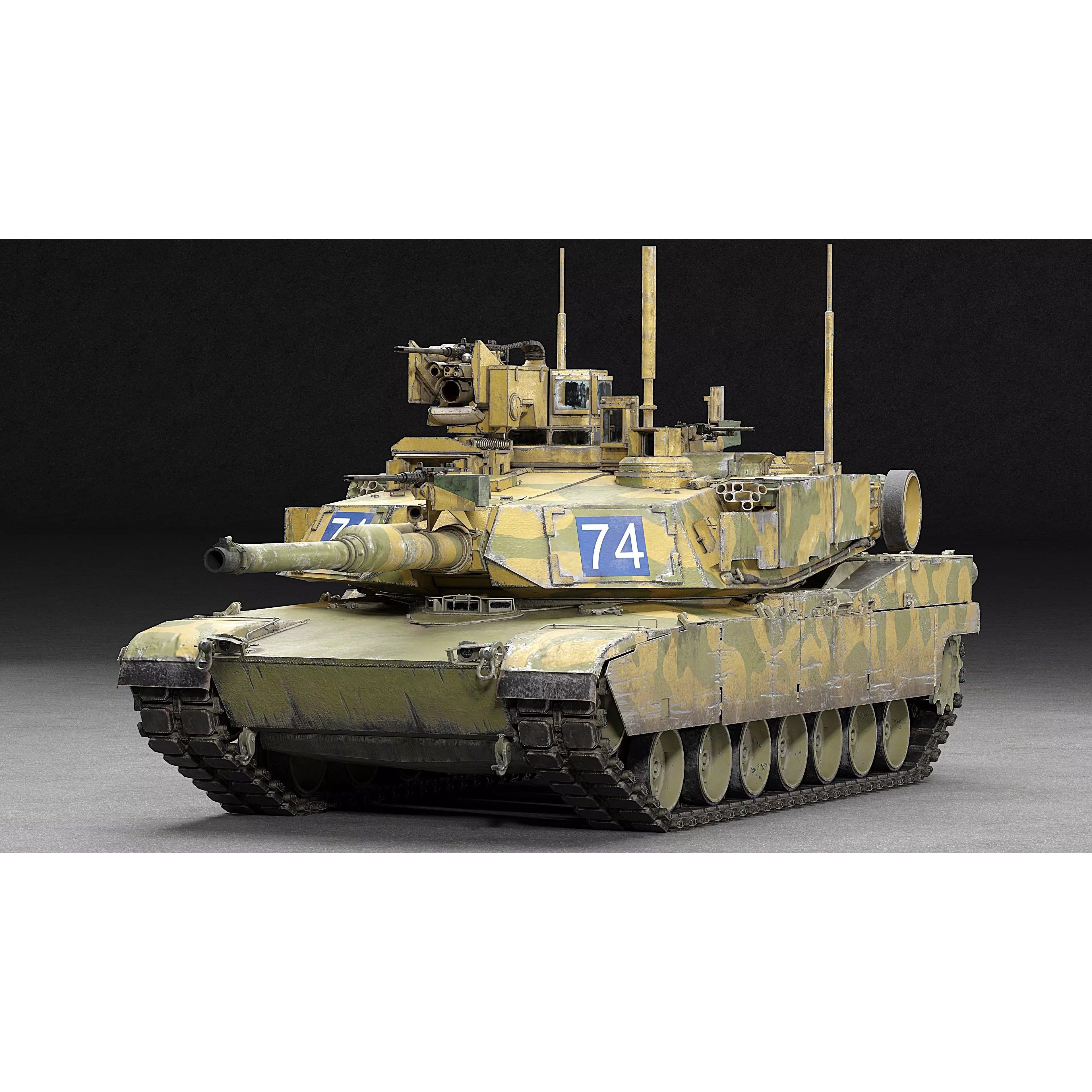 M1A2 SEP v2 Abrams - Game-Ready 3D Model - View 24