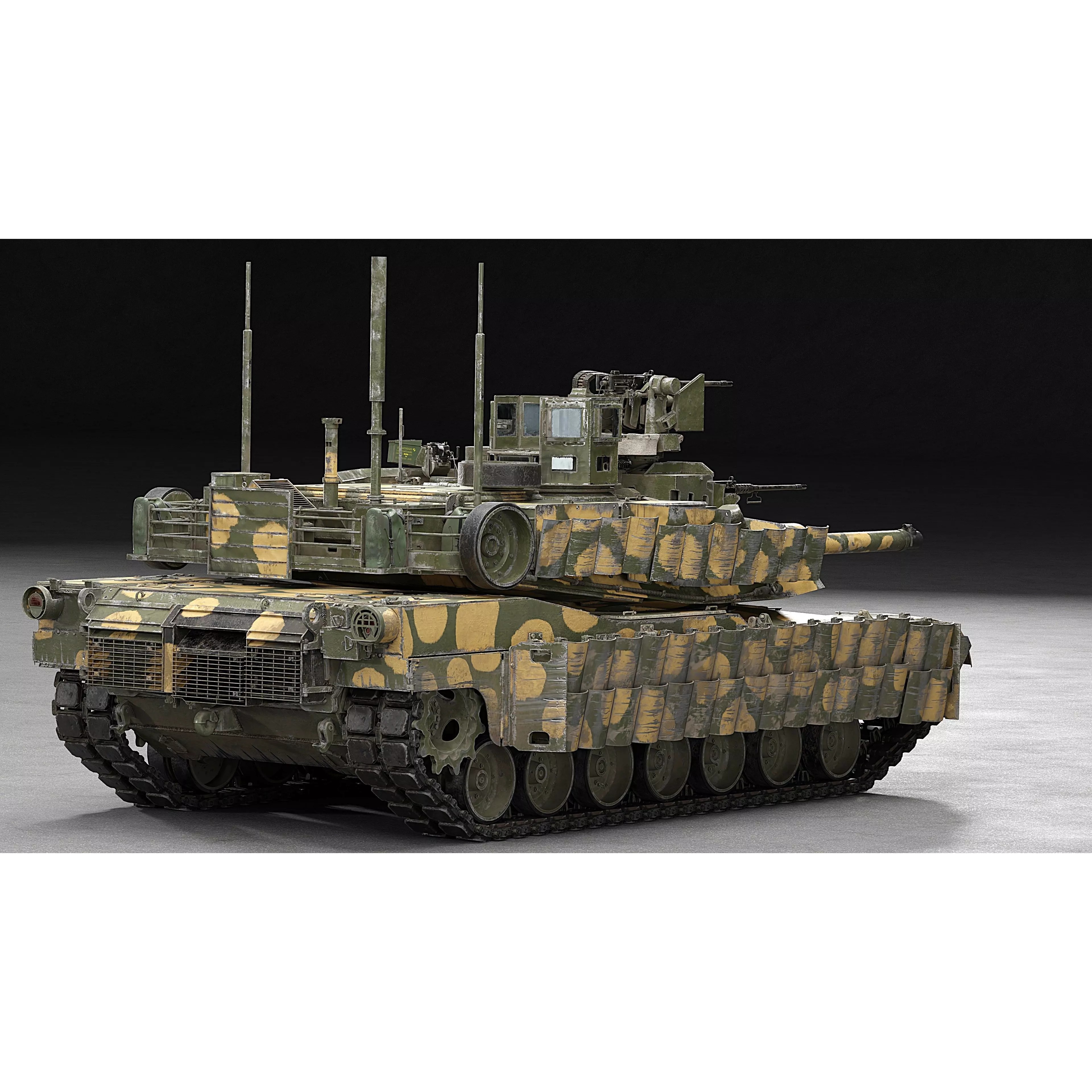 M1A2 SEP v2 Abrams - Game-Ready 3D Model - View 26