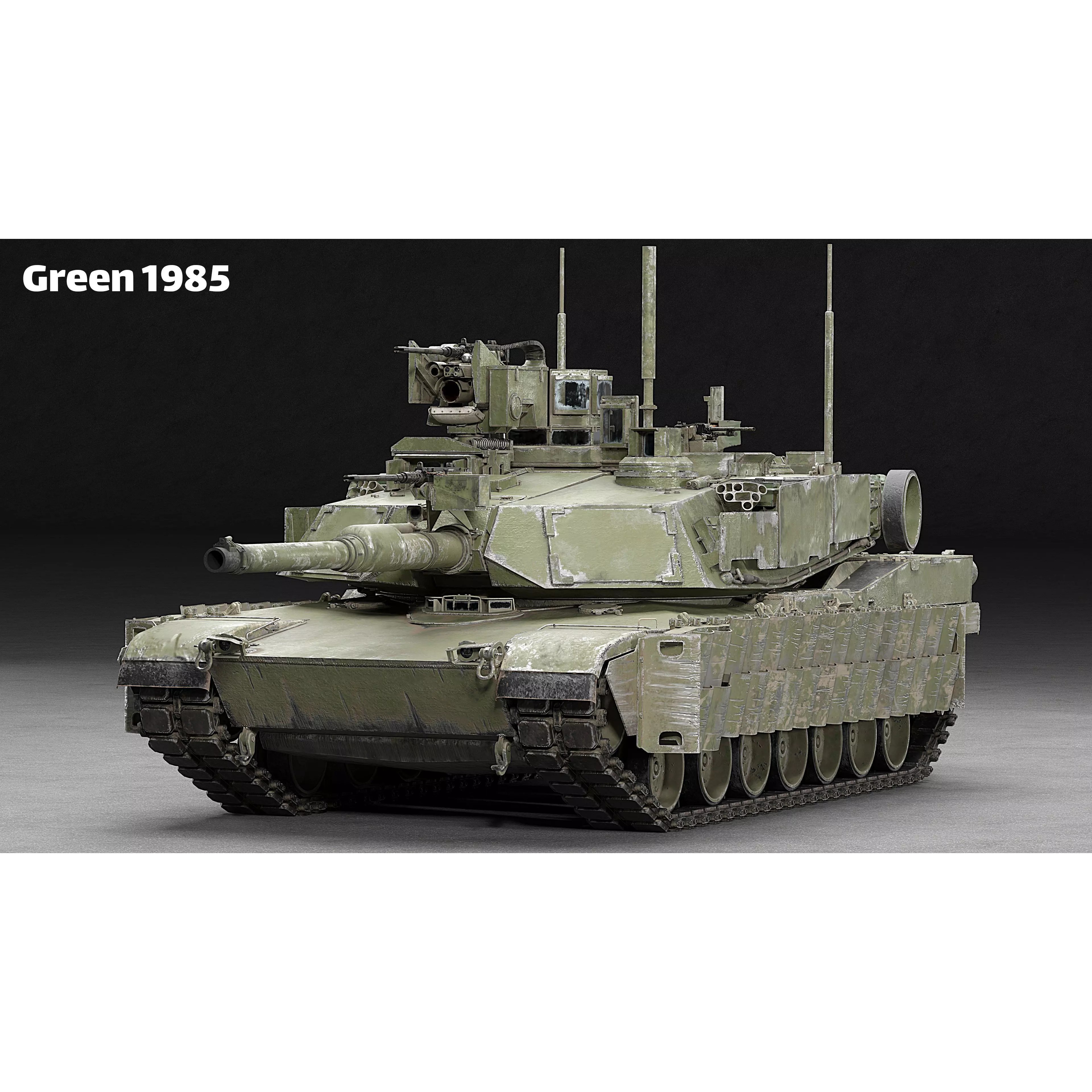 M1A2 SEP v2 Abrams - Game-Ready 3D Model - View 28