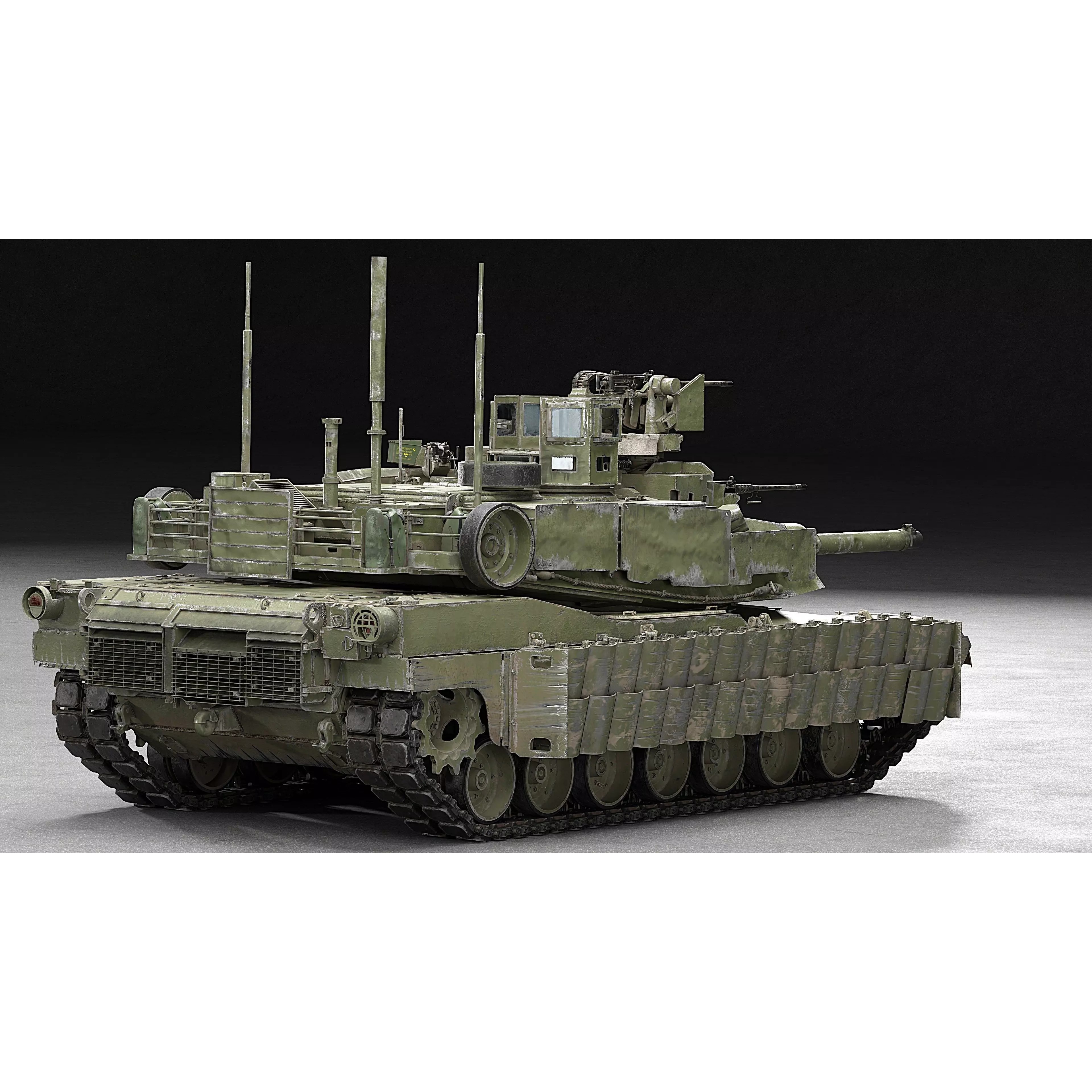 M1A2 SEP v2 Abrams - Game-Ready 3D Model - View 29