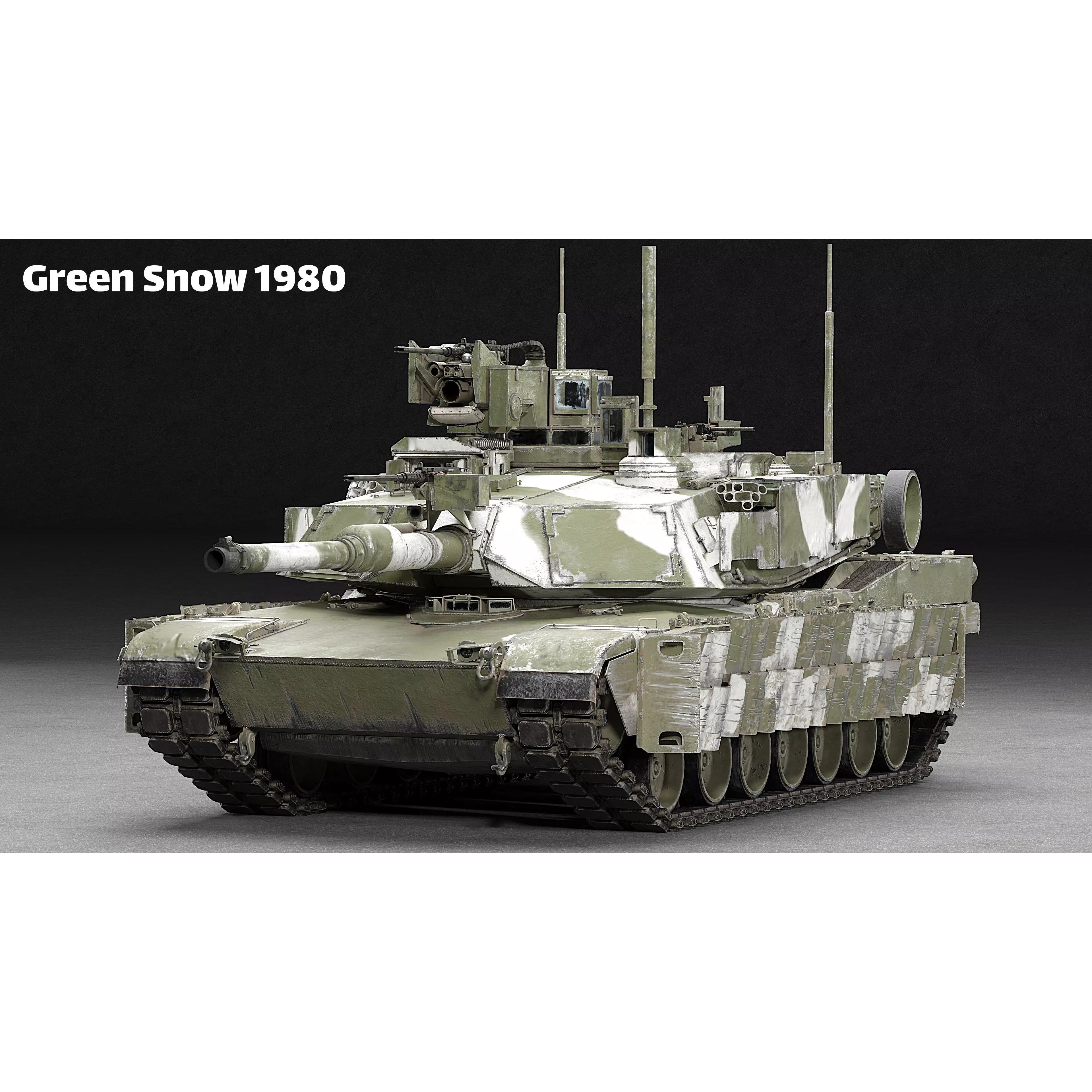 M1A2 SEP v2 Abrams - Game-Ready 3D Model - View 31