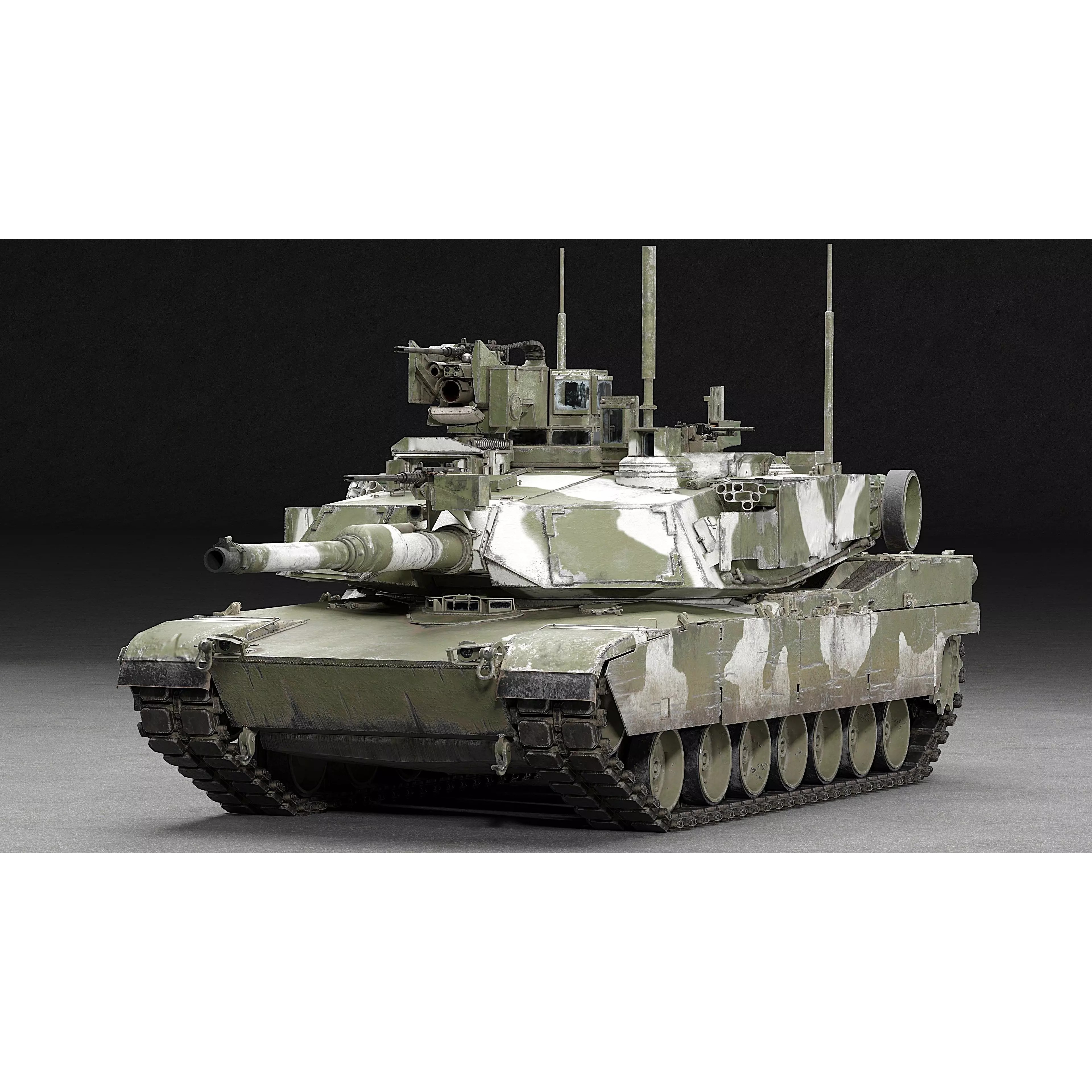 M1A2 SEP v2 Abrams - Game-Ready 3D Model - View 33