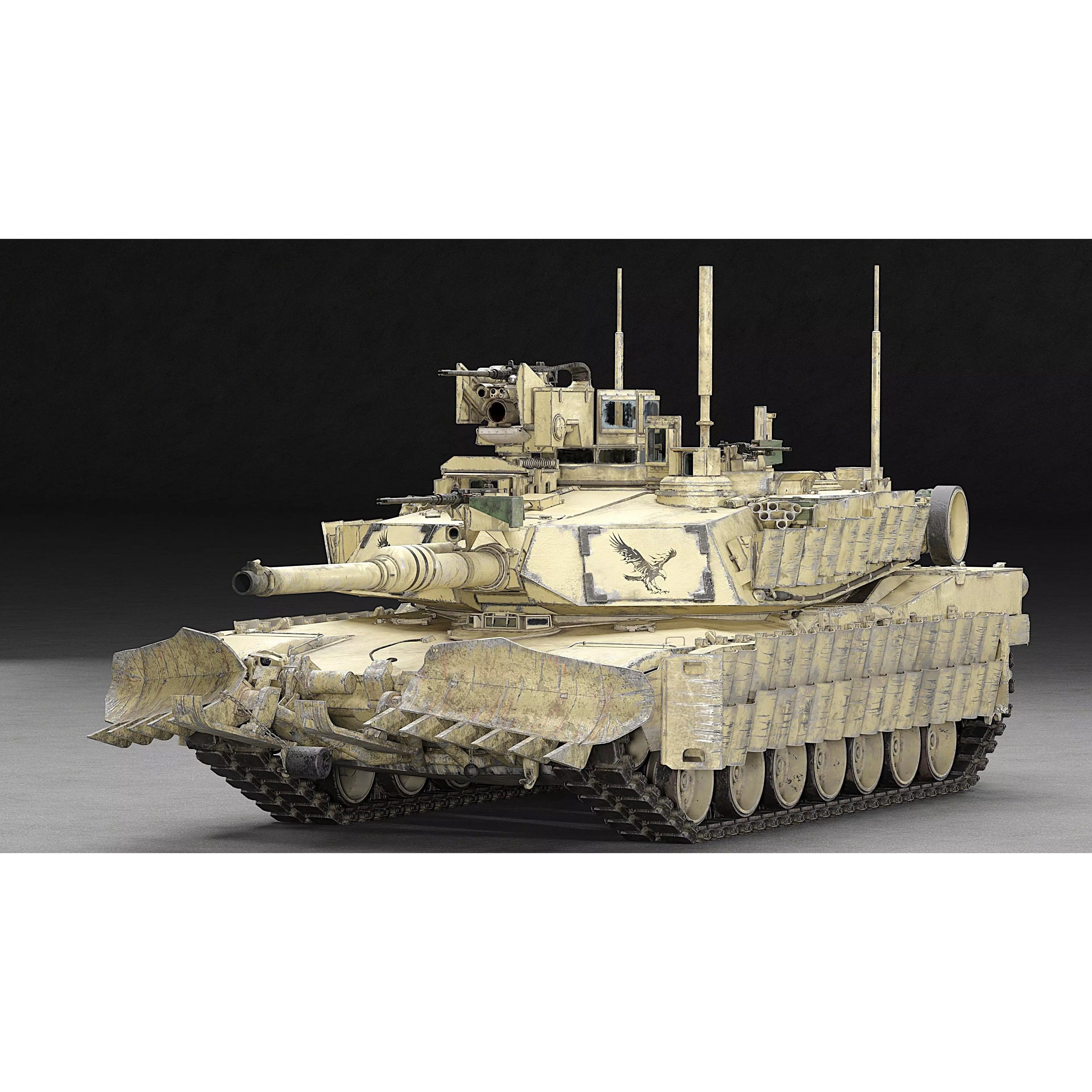 M1A2 SEP v2 Abrams - Game-Ready 3D Model - View 43