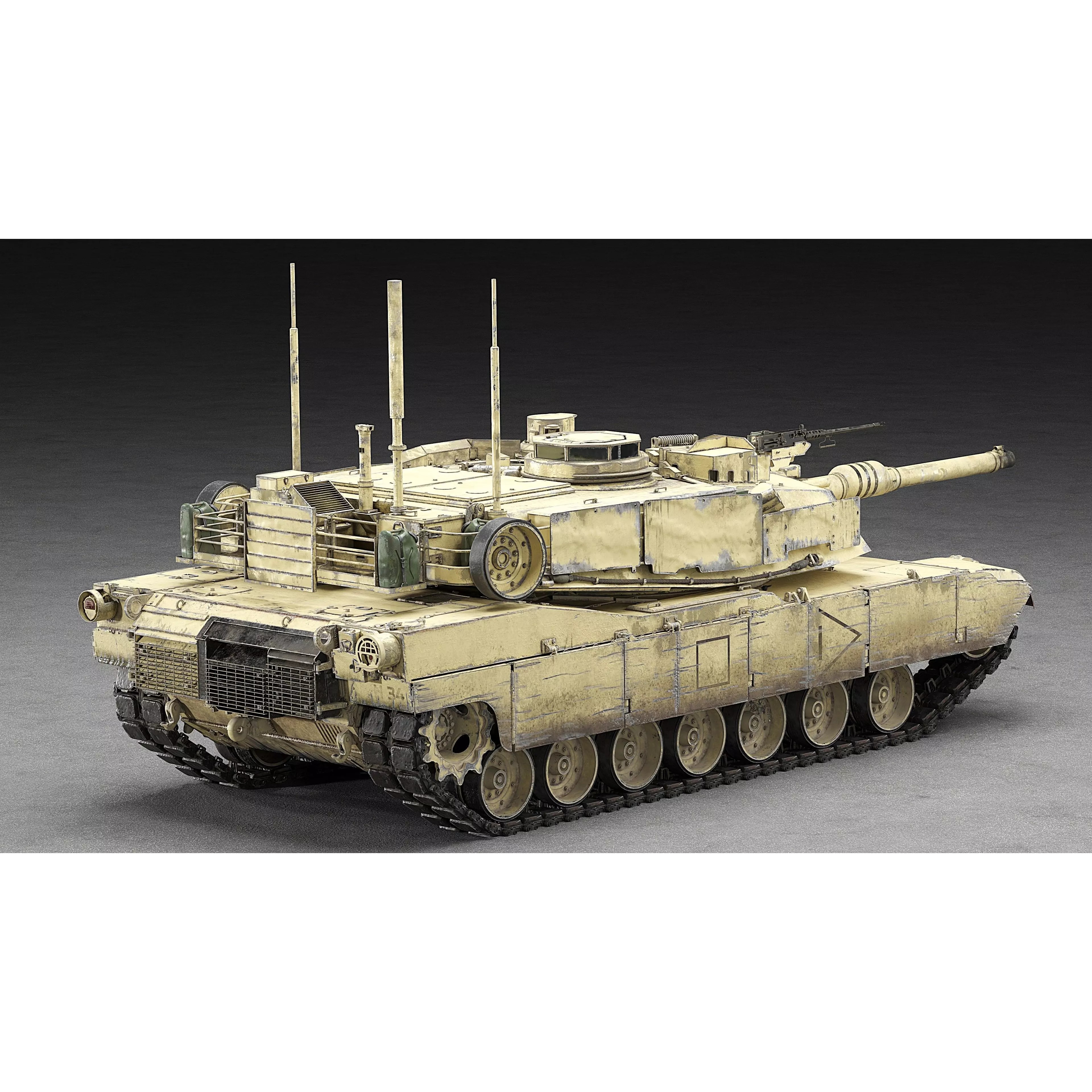 M1A2 SEP v2 Abrams - Game-Ready 3D Model - View 62