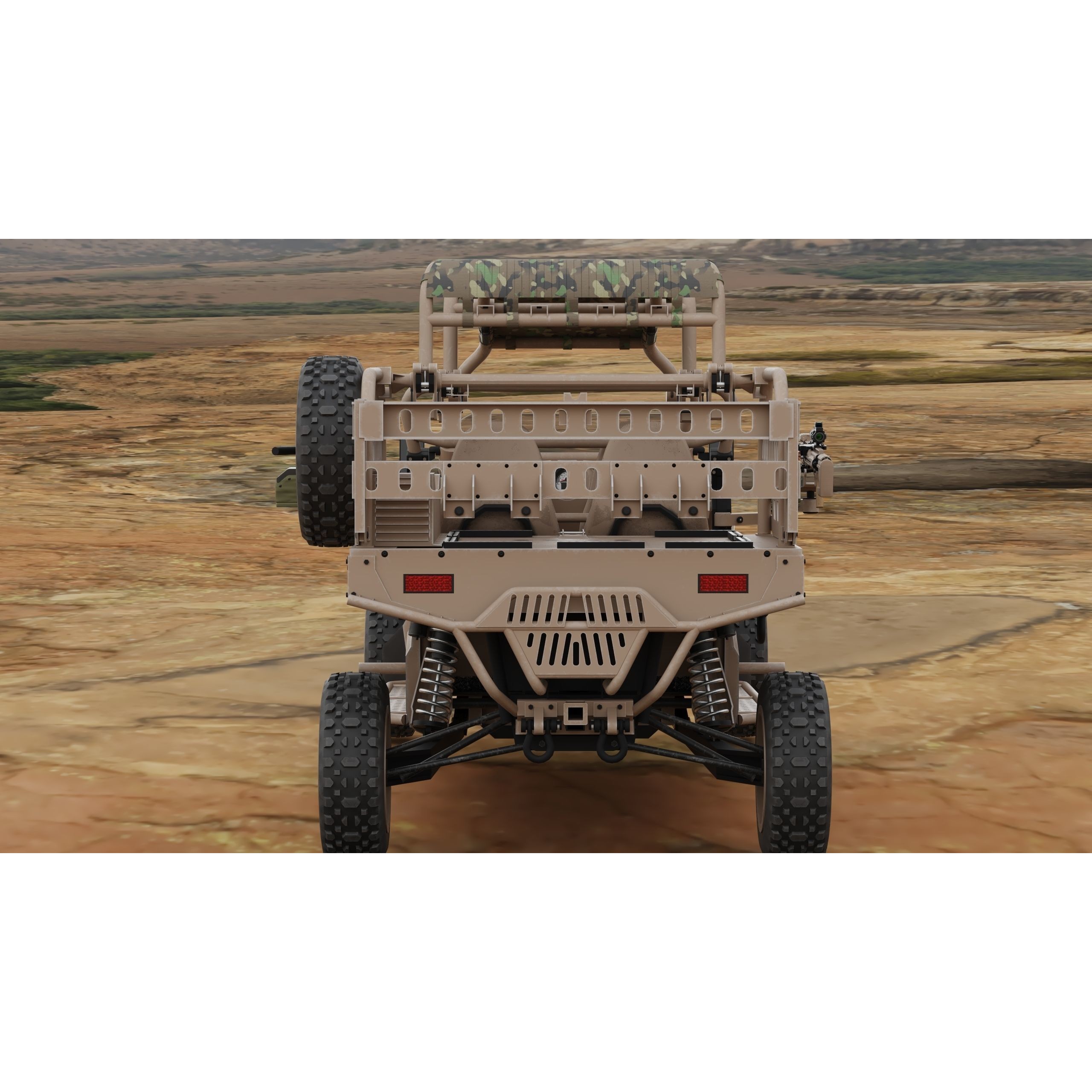 Polaris RMZR D4 - Low-Poly Game-Ready 3D Model - View 33