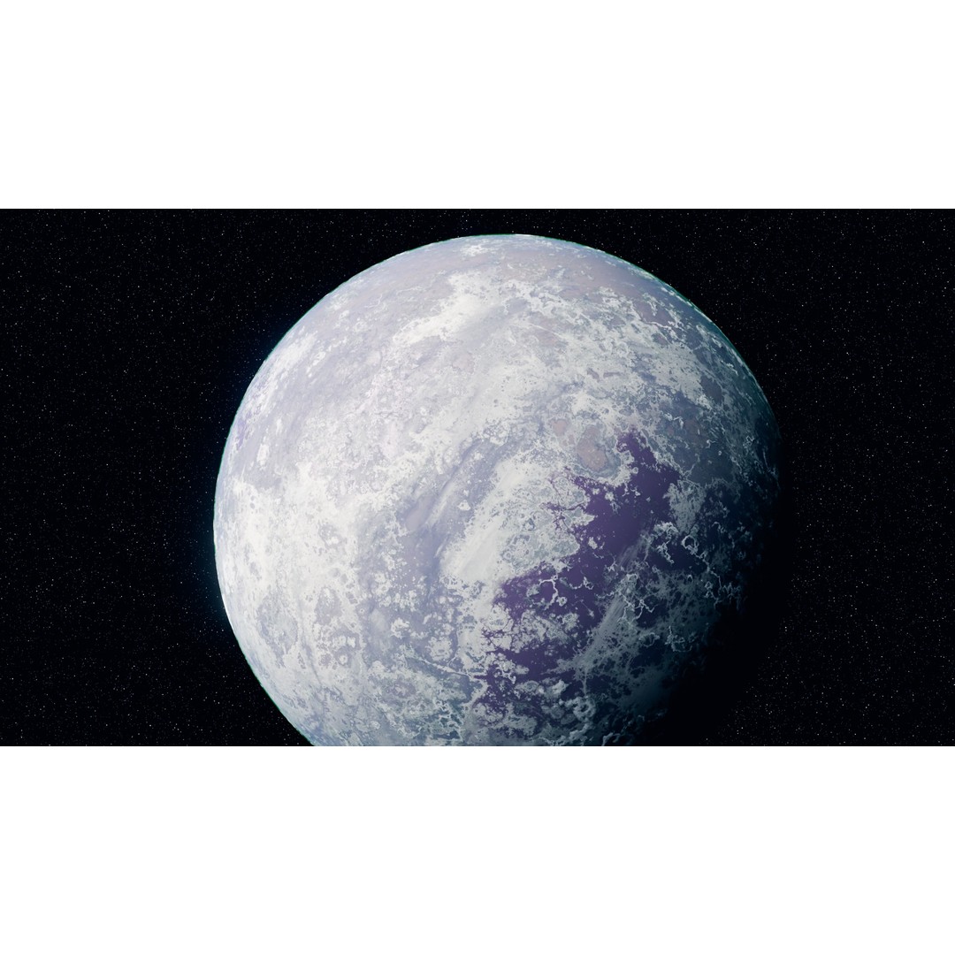 Customizable Planet 3D Model – Realistic Low-Poly Game Asset, FBX, OBJ, Blender - View 6