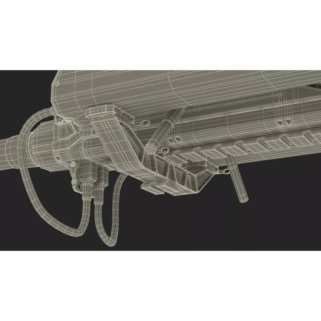 Desert Military Surveillance Drone 3D Model – High Poly UAV, PBR Textures