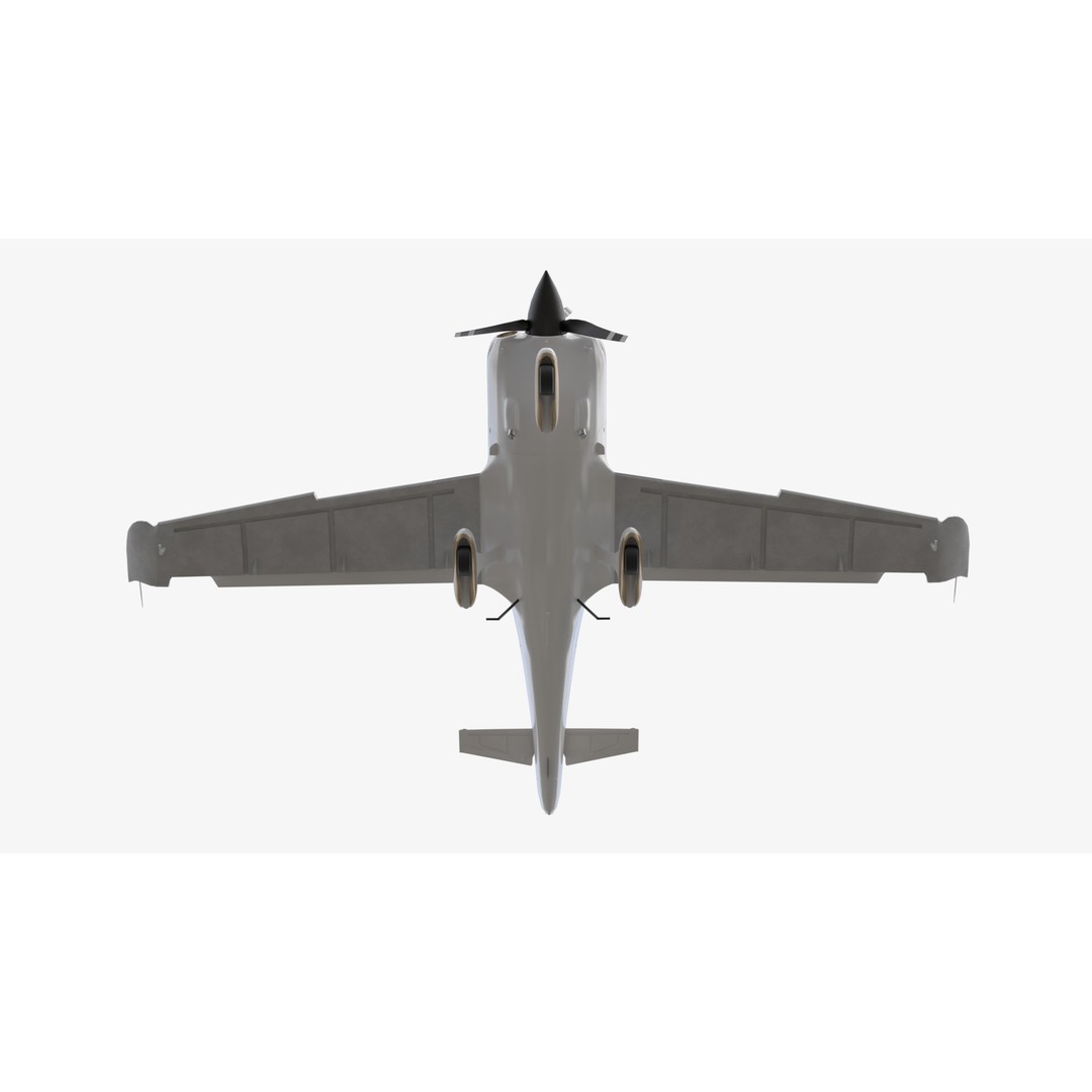 Cirrus SR22 Turbo 3D Model – High Poly Aircraft Asset, PBR Textures - View 13
