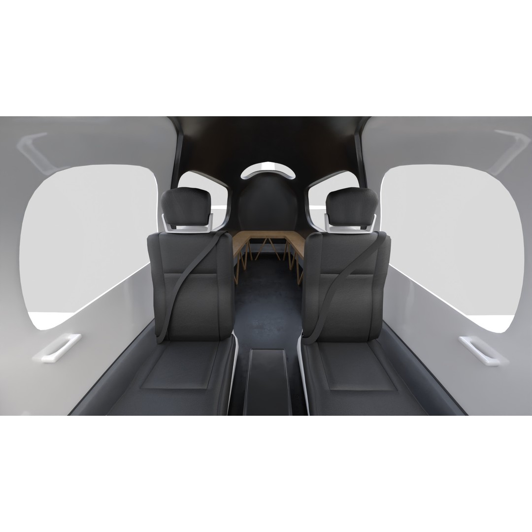 Cirrus SR22 Turbo 3D Model – High Poly Aircraft Asset, PBR Textures - View 18