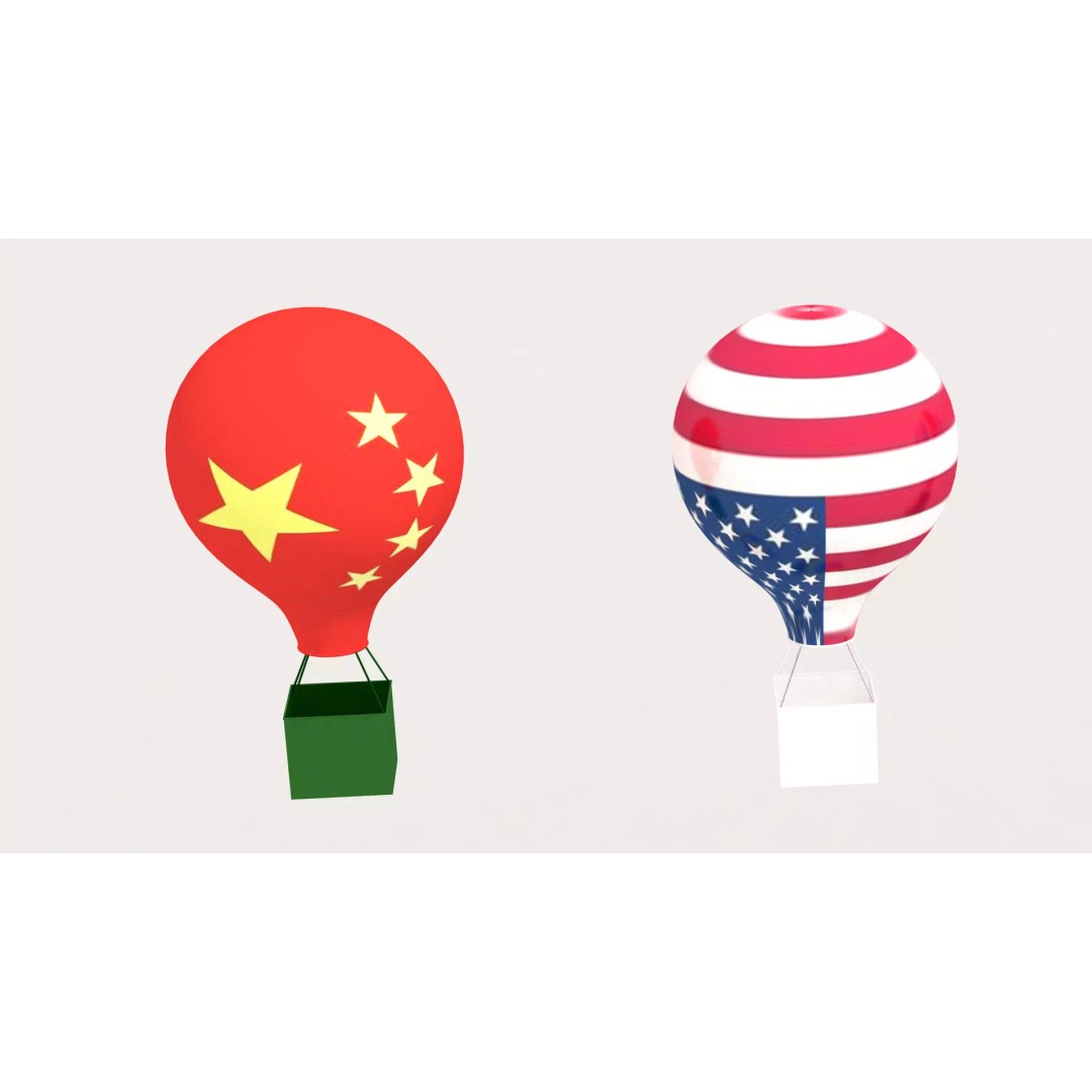Hot Air Balloon 3D Model – Realistic Aircraft Design for Animation - View 4