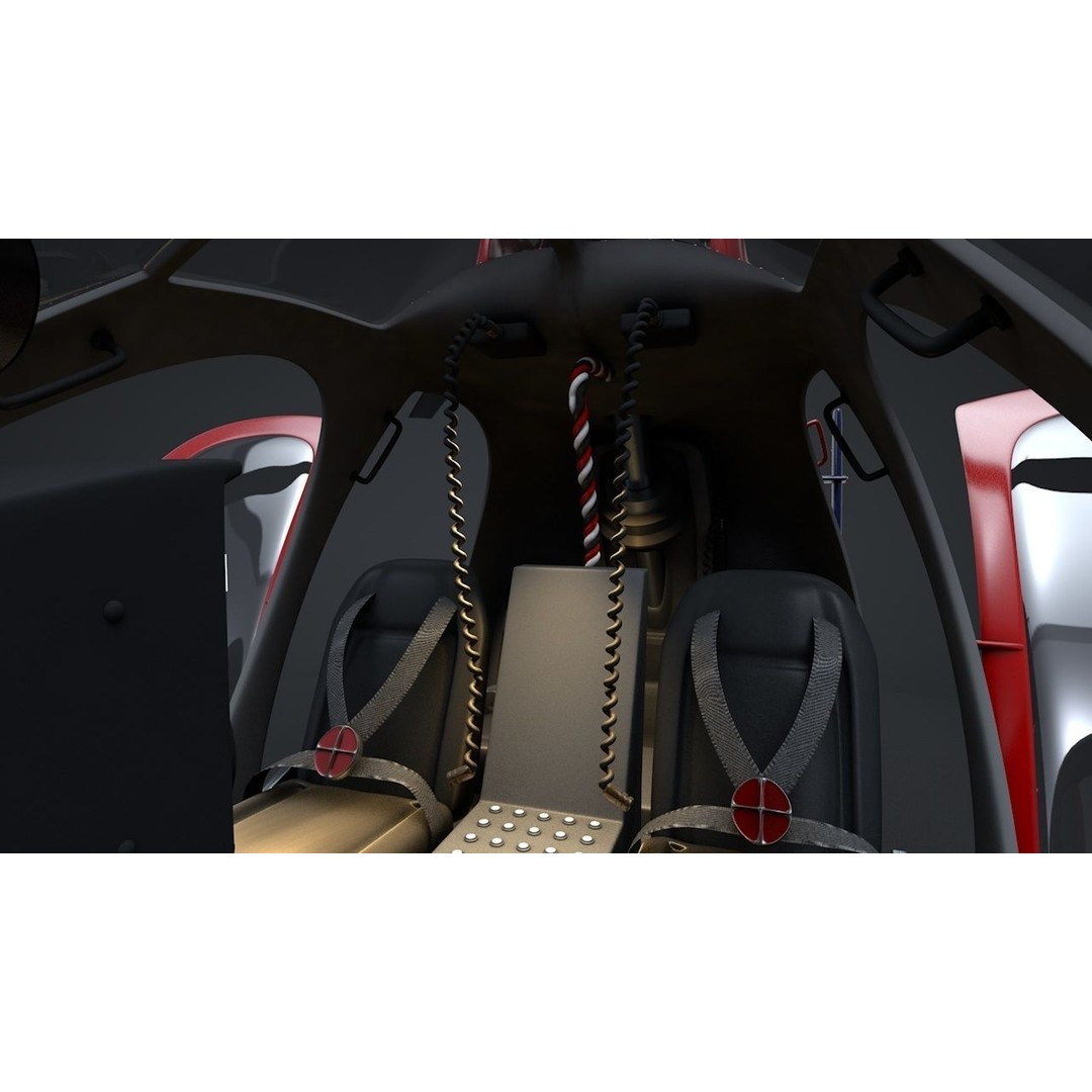MD-520N NOTAR 3D Model – Rigged Helicopter, PBR Textures, FBX - View 12
