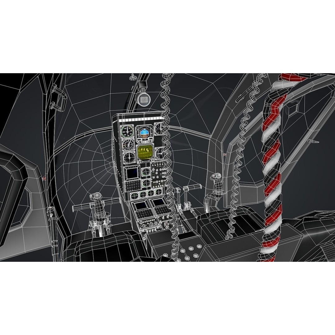 MD-520N NOTAR 3D Model – Rigged Helicopter, PBR Textures, FBX - View 23
