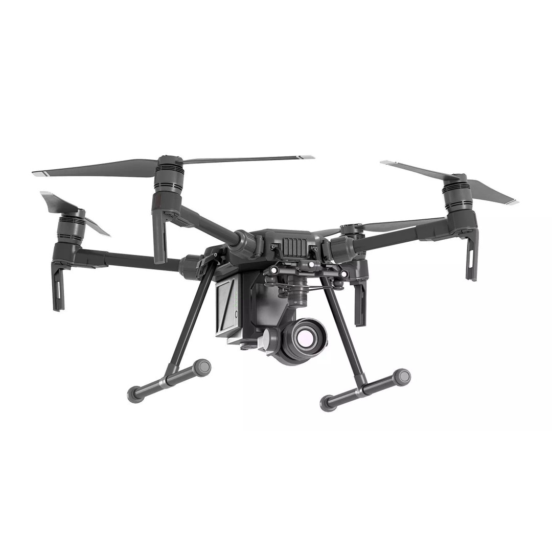 DJI Matrice 200 Series v2 Zenmuse Drone 3D Model – High Poly PBR Asset, FBX - View 3