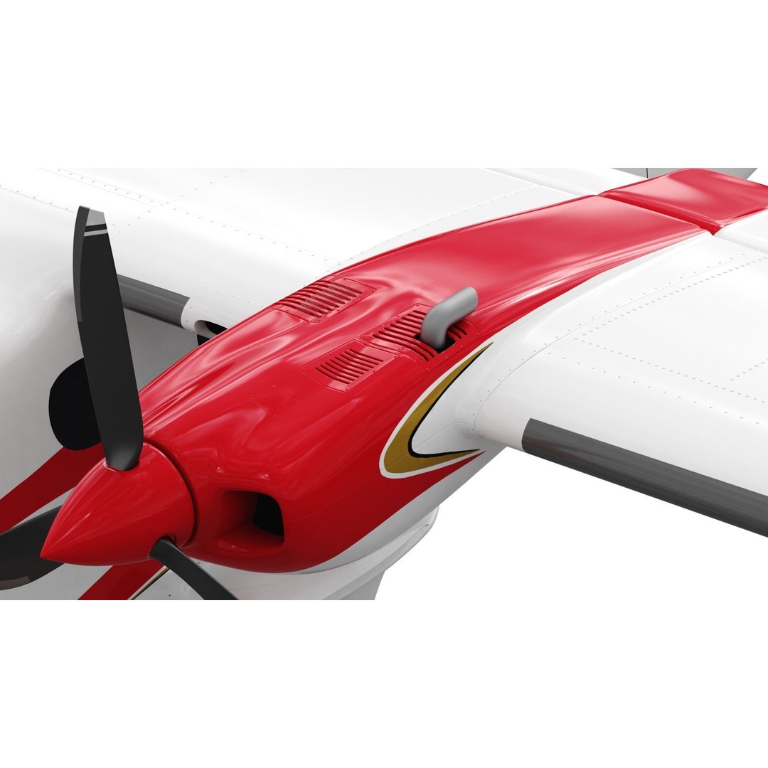 Tecnam P2012 STOL 3D Model – High Poly Aircraft Asset, FBX, OBJ - View 18
