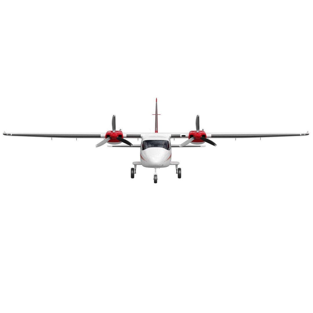 Tecnam P2012 STOL 3D Model – High Poly Aircraft Asset, FBX, OBJ - View 6
