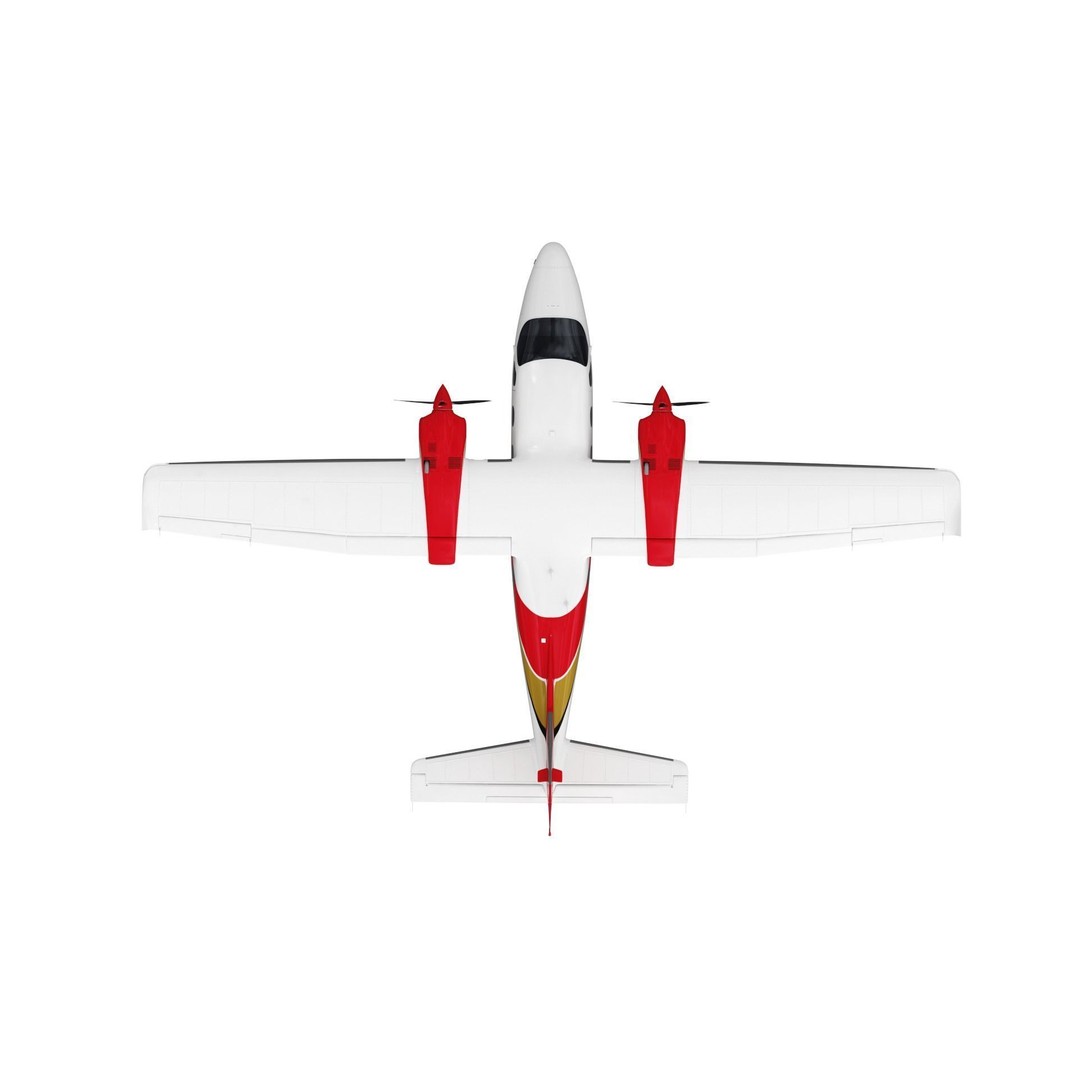 Tecnam P2012 STOL 3D Model – High Poly Aircraft Asset, FBX, OBJ - View 8