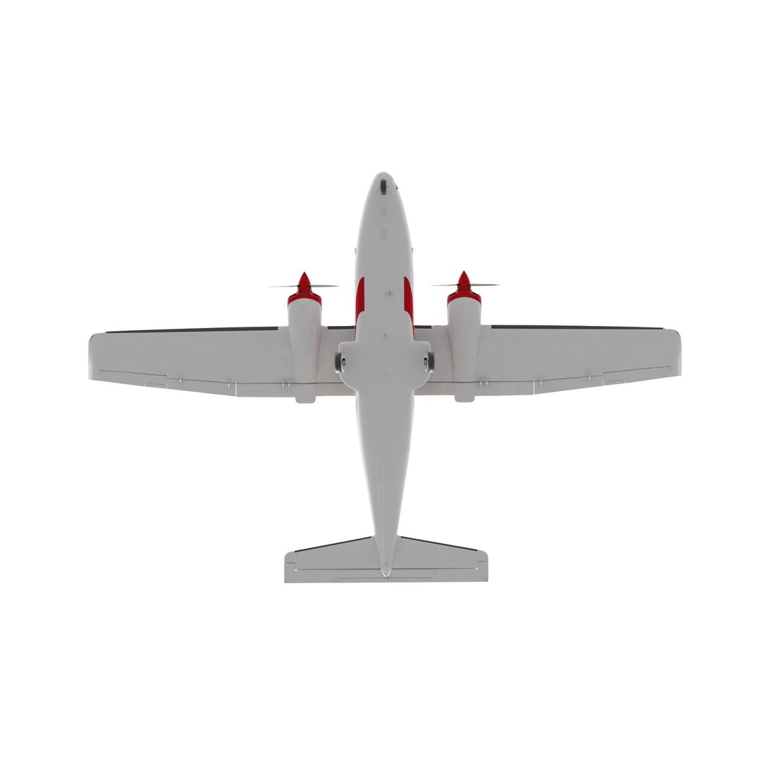 Tecnam P2012 STOL 3D Model – High Poly Aircraft Asset, FBX, OBJ - View 9