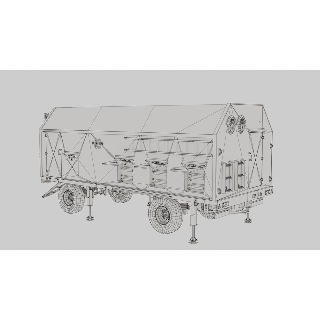 DES 5I57A Military Vehicle 3D Model – Low Poly Game Asset, FBX - View 10