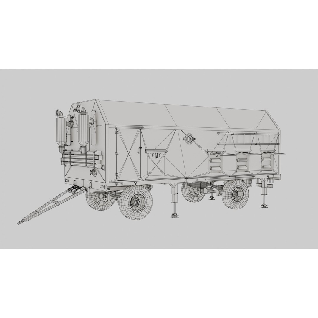 DES 5I57A Military Vehicle 3D Model – Low Poly Game Asset, FBX - View 13