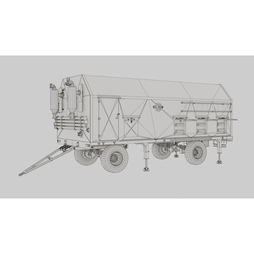DES 5I57A Military Vehicle 3D Model – Low Poly Game Asset, FBX - View 6