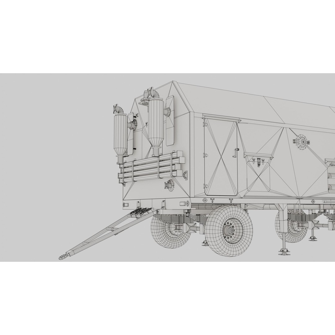 DES 5I57A Military Vehicle 3D Model – Low Poly Game Asset, FBX - View 7