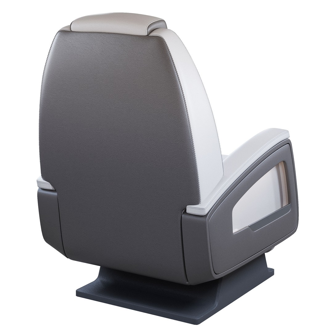 Jet Seat 3D Model – High Poly Textured Aircraft Seat, FBX & OBJ - View 6