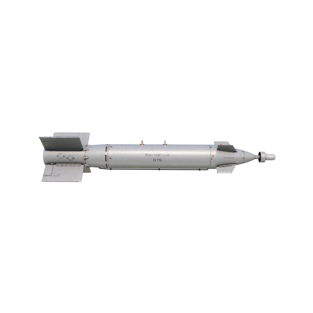 China LT-2 LS-500 Laser Guided Bomb 3D Model – Low Poly PBR Asset, FBX - View 8