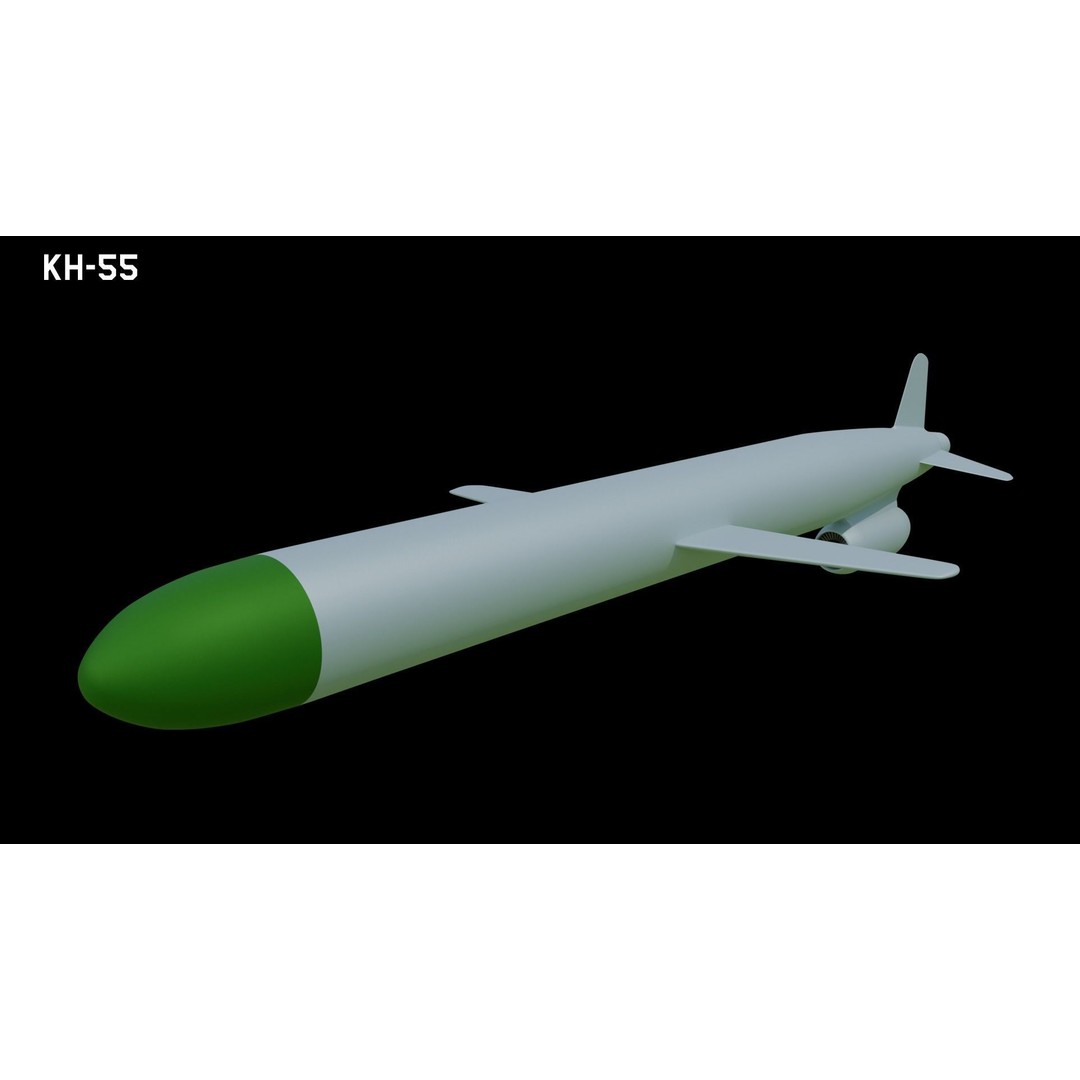 Cruise Missiles 3D Model – Low Poly PBR Game Asset, FBX - View 13