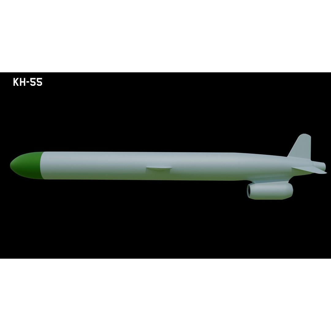 Cruise Missiles 3D Model – Low Poly PBR Game Asset, FBX - View 14